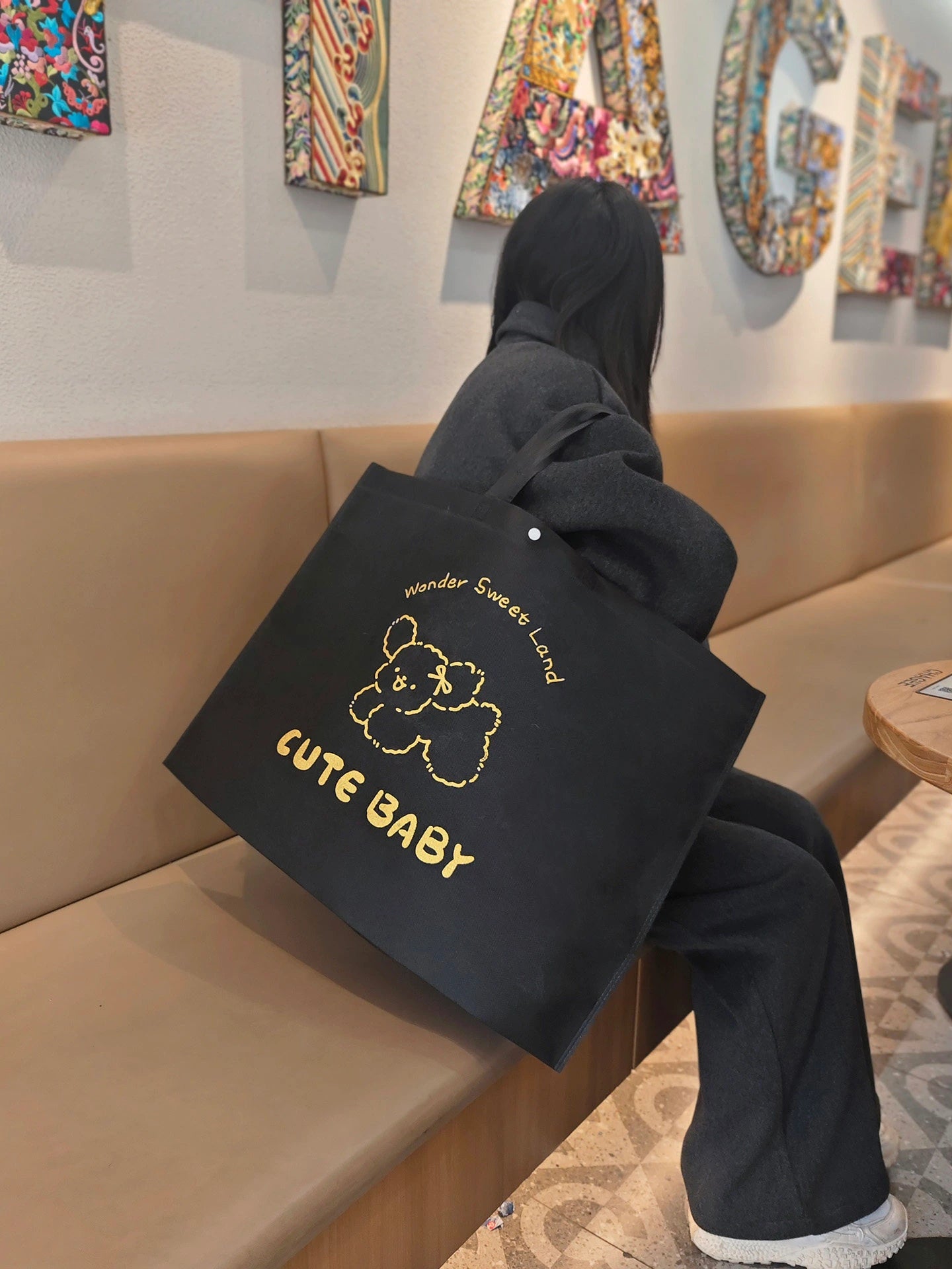 Large-Capacity Printed Non-Woven Tote Bags — 13 Styles product view 1