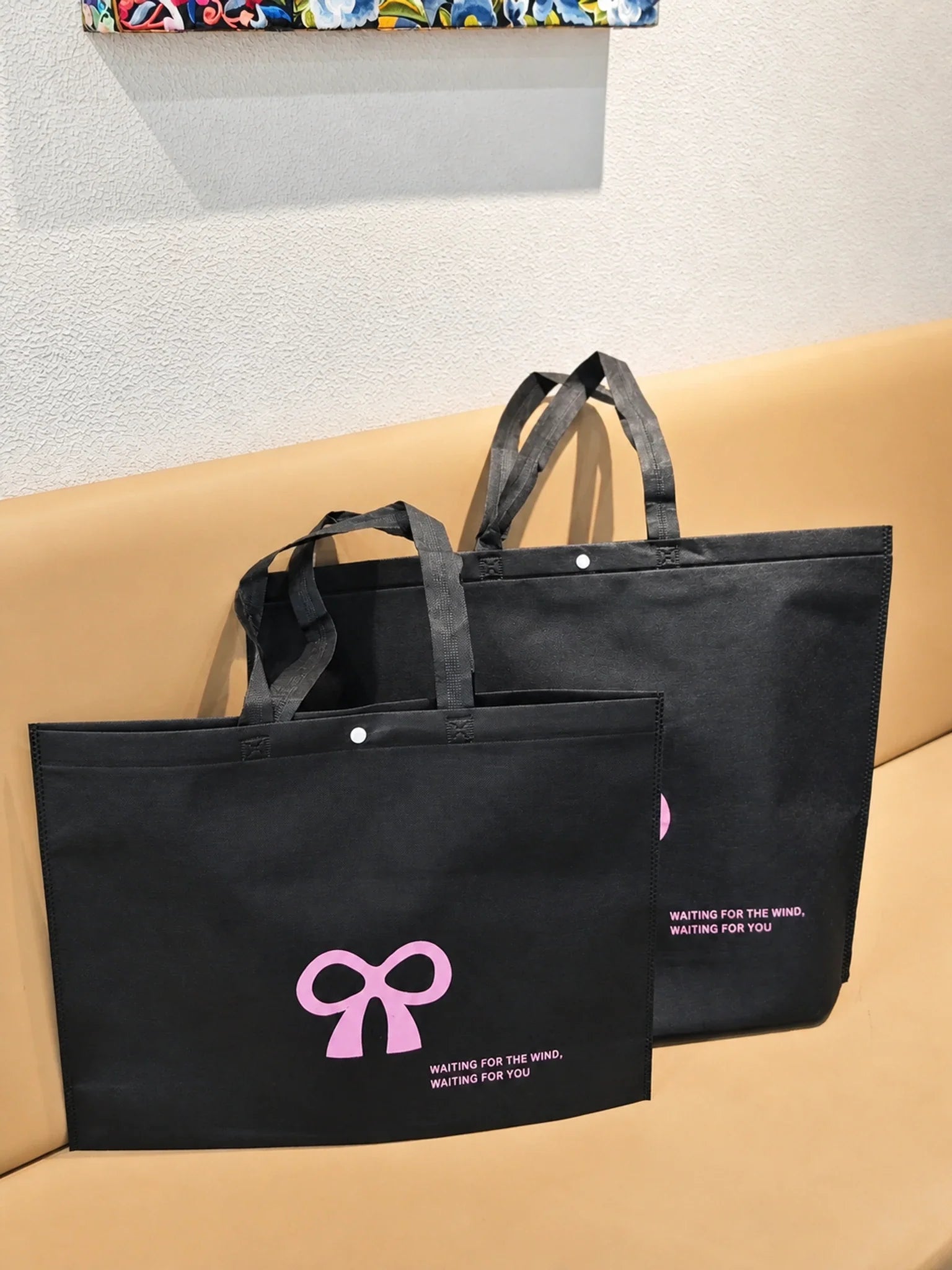 Large-Capacity Printed Non-Woven Tote Bags — 15 Styles product view 4