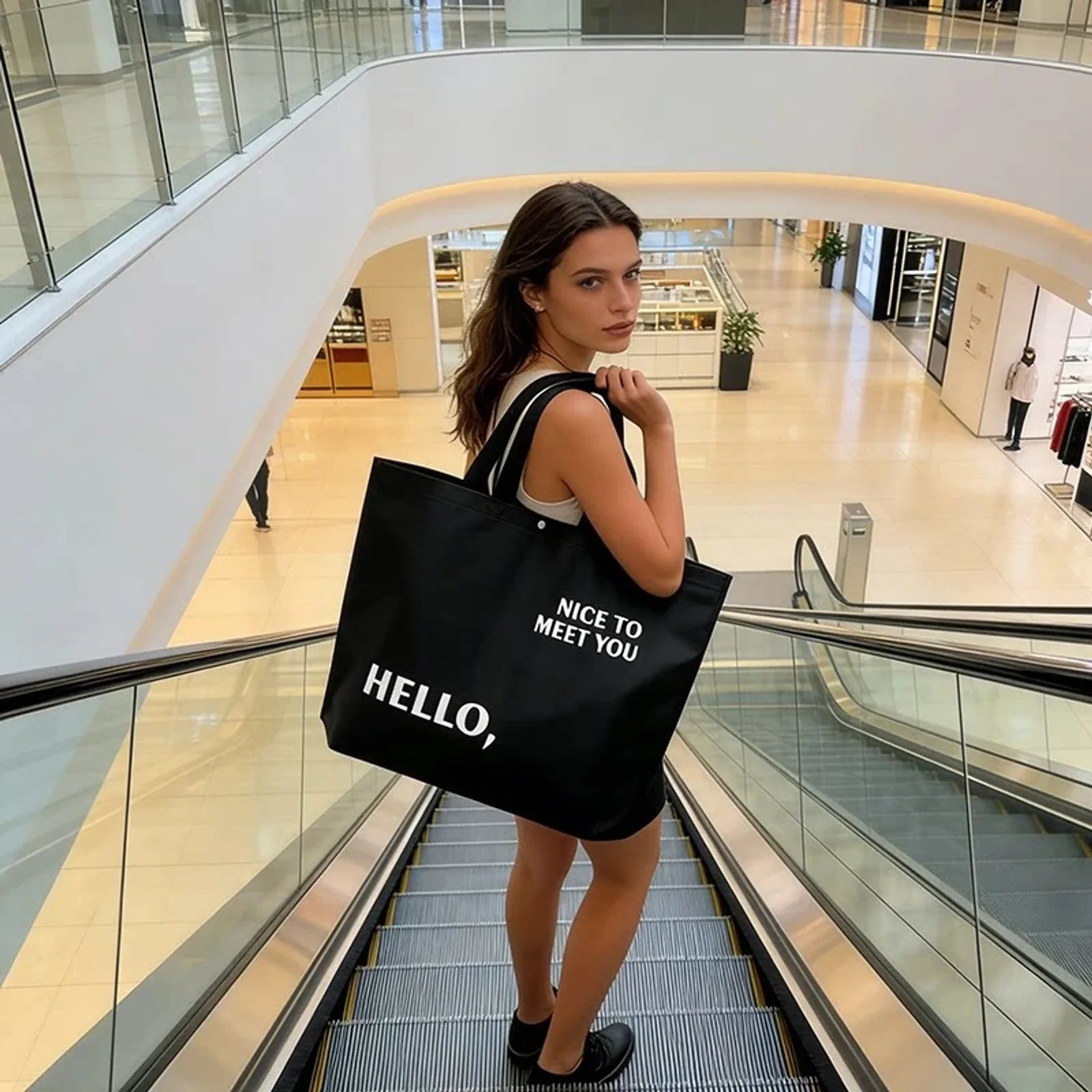 Large-Capacity Printed Non-Woven Tote Bags — 17 Styles product view 4