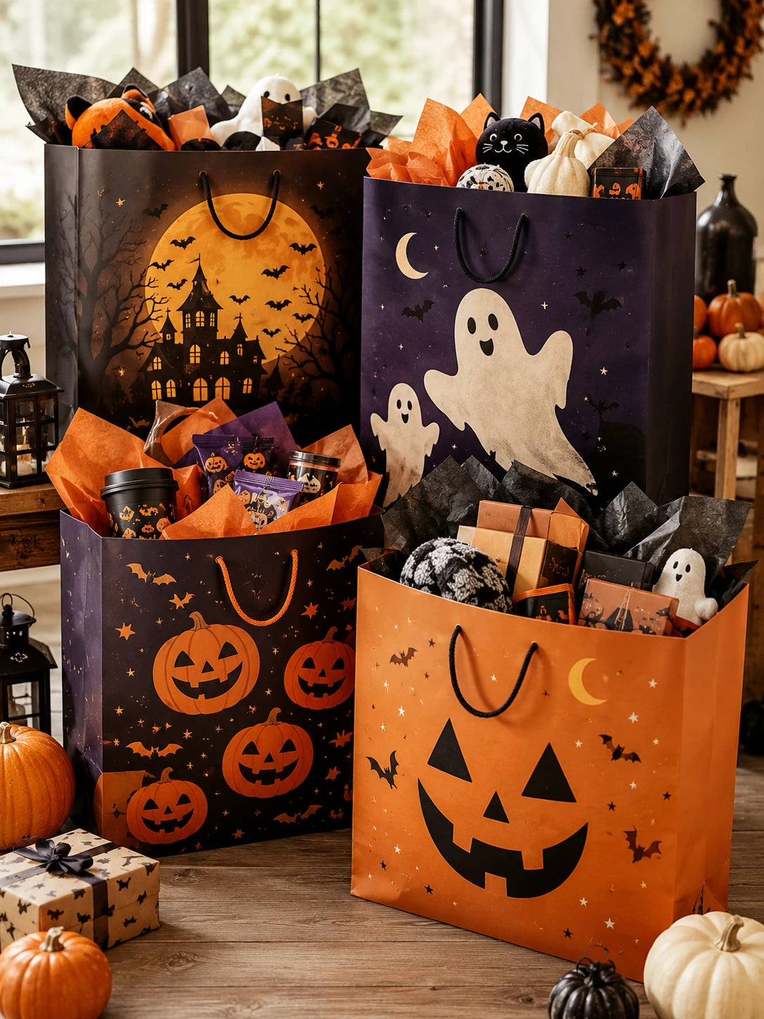 Large Halloween Gift Bags