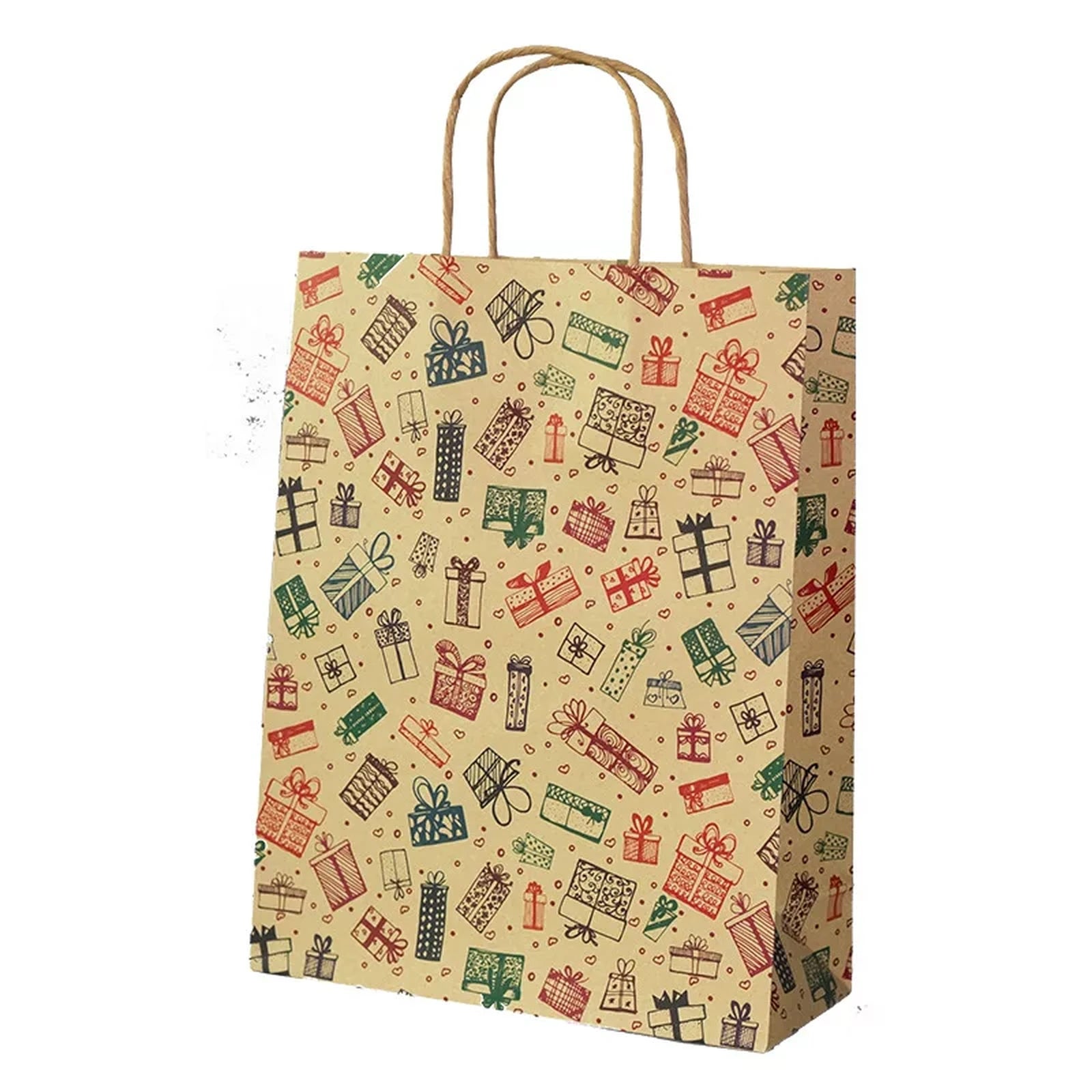 Large Kraft Christmas and Birthday Gift Bags with Twisted Handles – option 28730005718