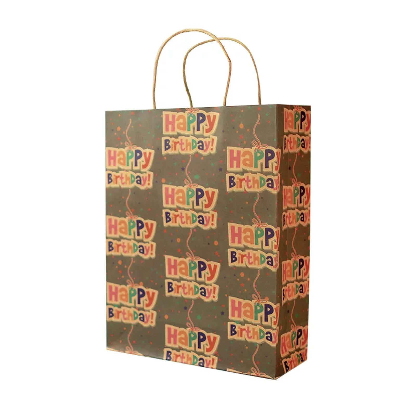 Large Kraft Christmas and Birthday Gift Bags with Twisted Handles – option 28730005725