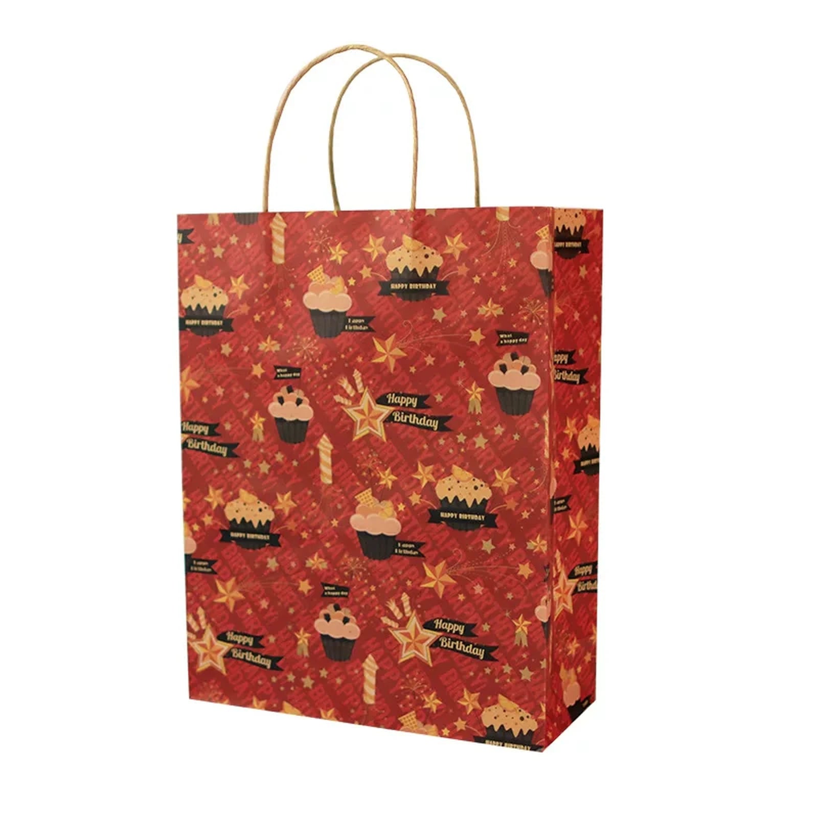 Large Kraft Christmas and Birthday Gift Bags with Twisted Handles – option 28730005726