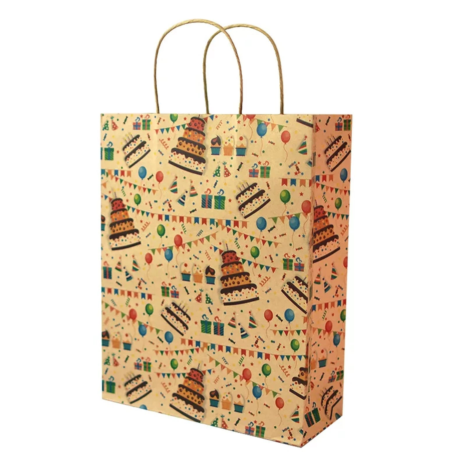 Large Kraft Christmas and Birthday Gift Bags with Twisted Handles – option 28730005730