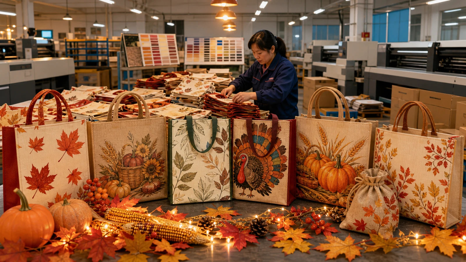 multiple thanksgiving bag designs