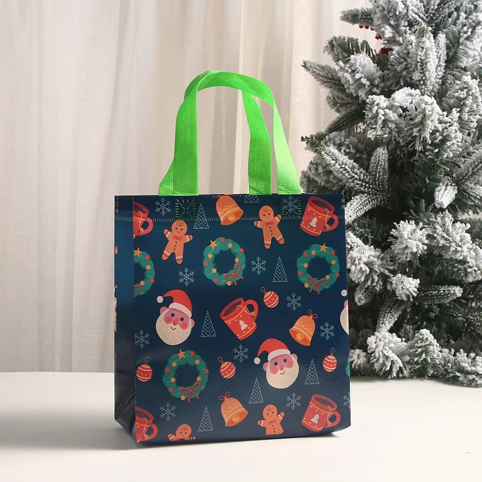 Non-Woven Christmas Gift Bags with Carry Handles – product view