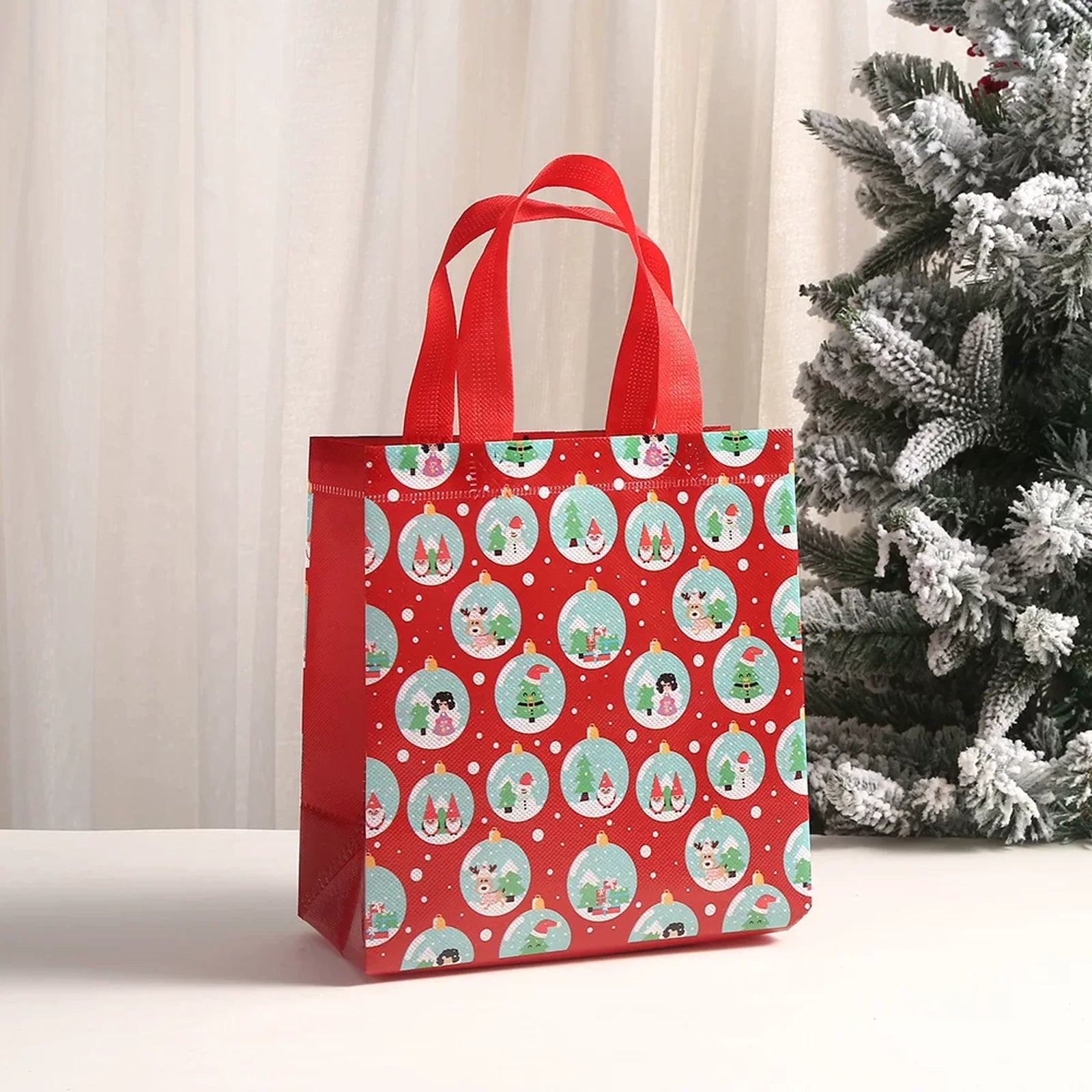 Non-Woven Christmas Gift Bags with Carry Handles – product view