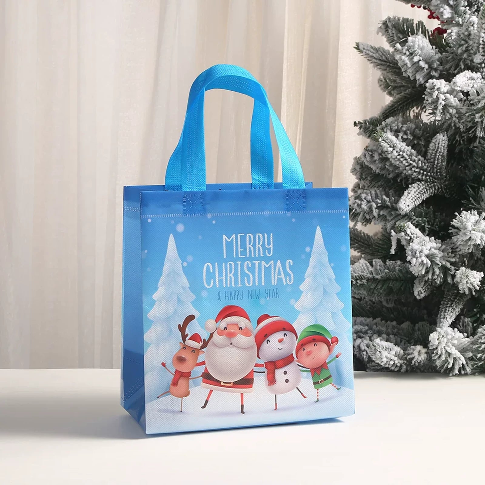 Non-Woven Christmas Gift Bags with Carry Handles – product view
