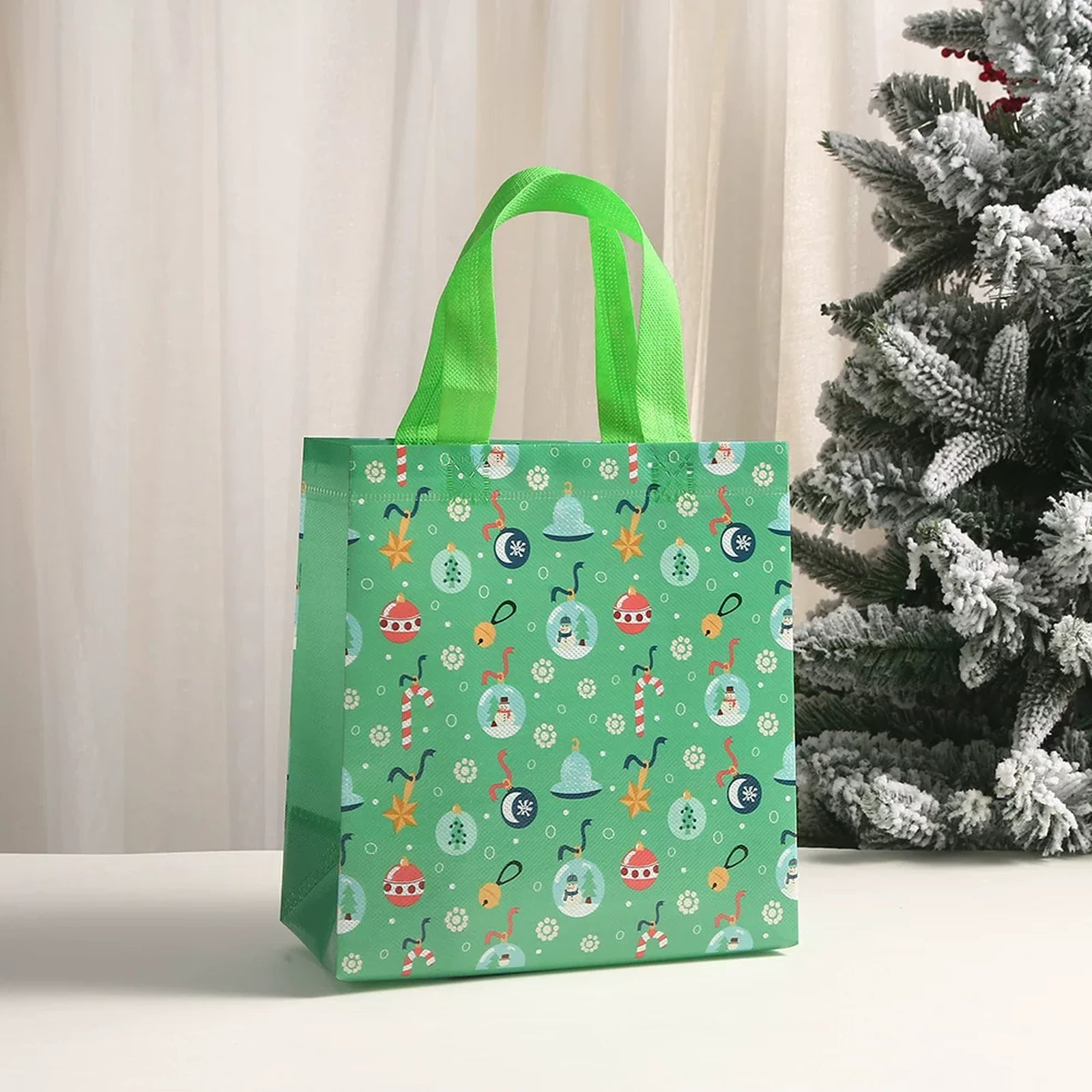 Non-Woven Christmas Gift Bags with Carry Handles – product view