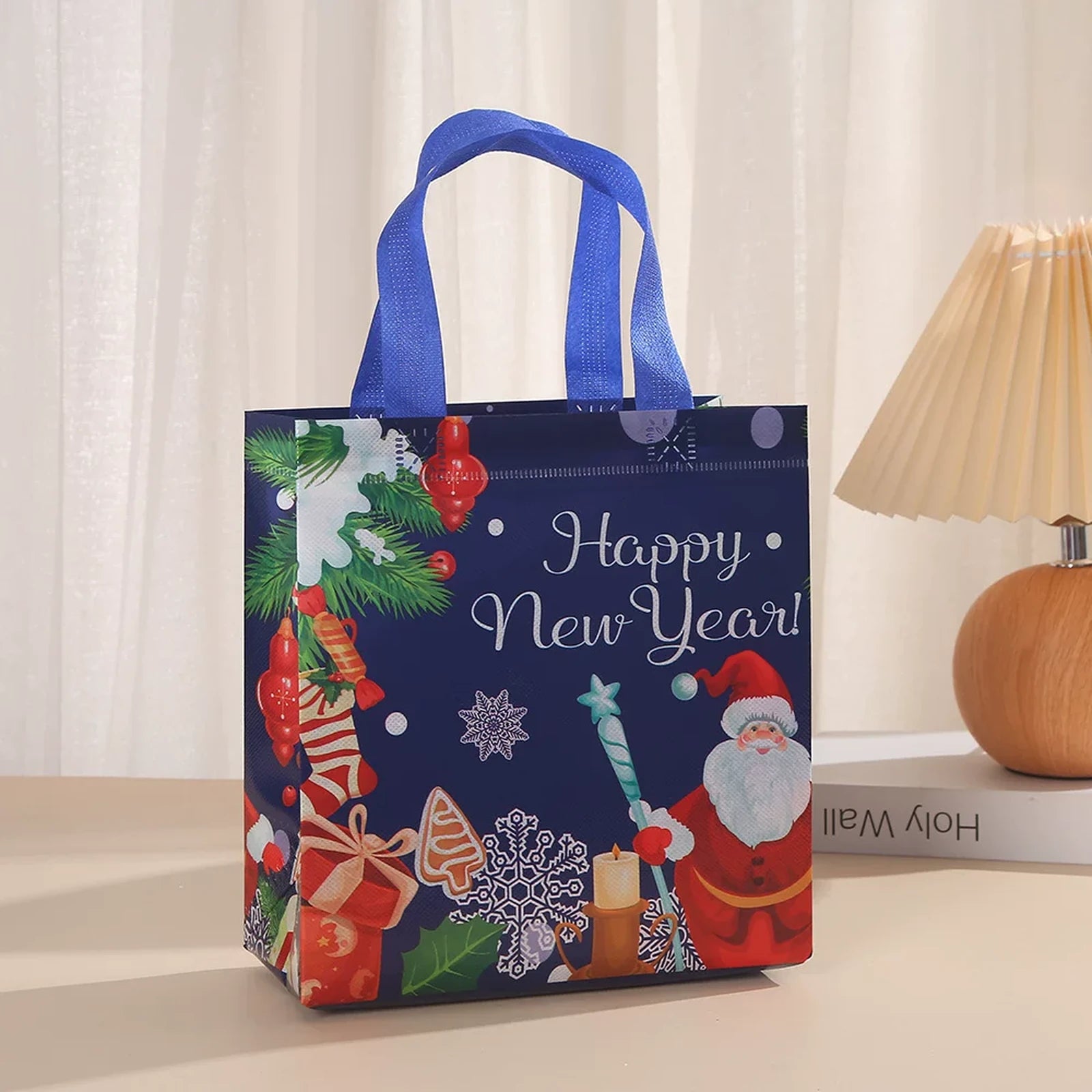Non-Woven Christmas Gift Bags with Carry Handles – product view