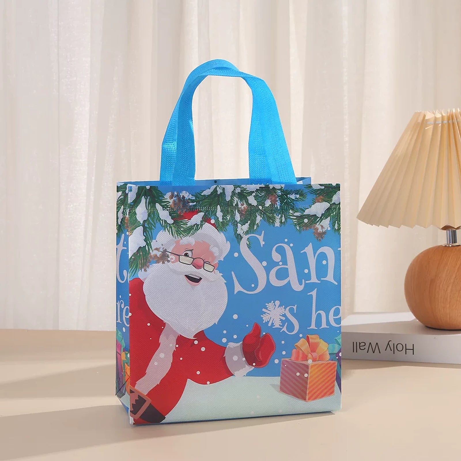 Non-Woven Christmas Gift Bags with Carry Handles – product view