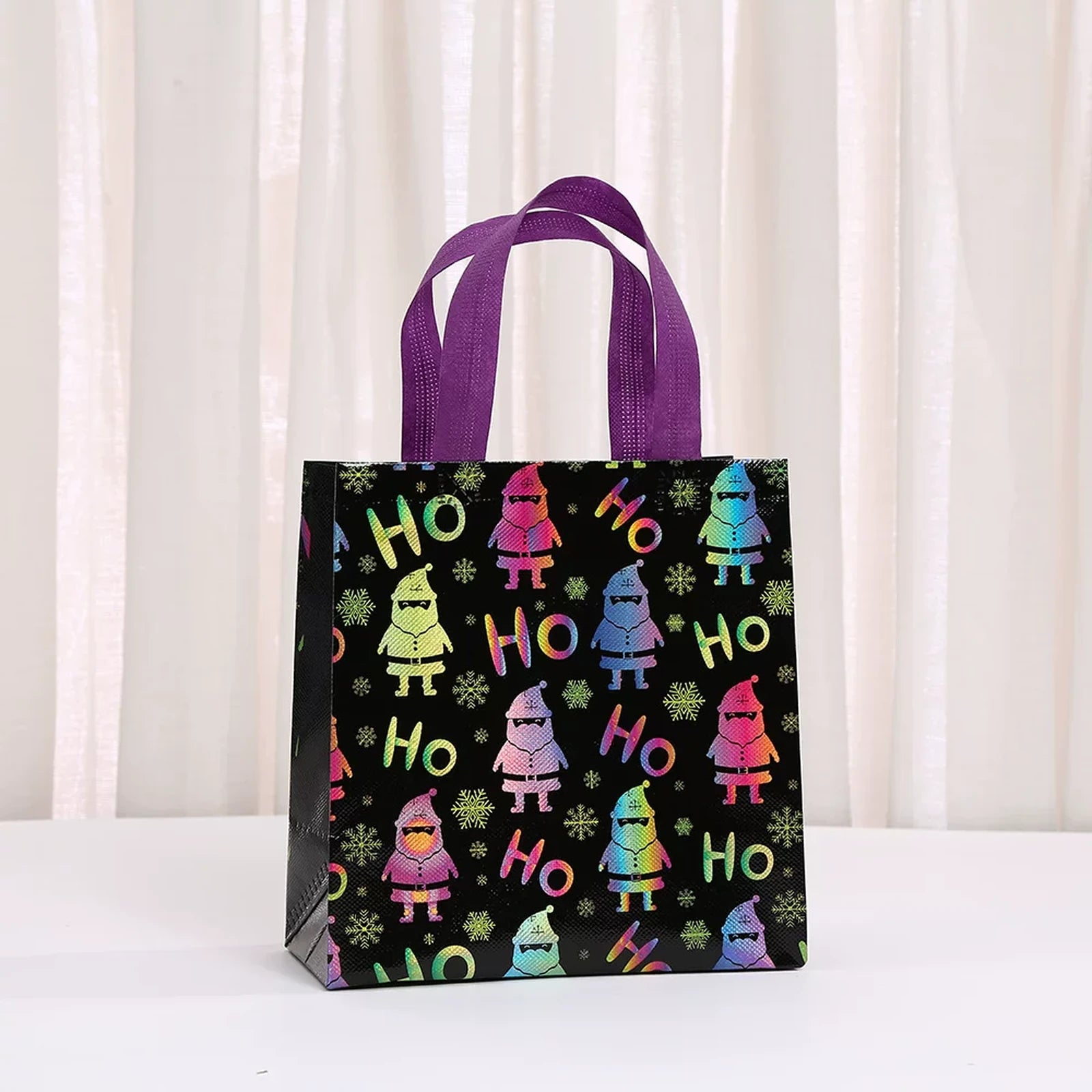 Non-Woven Christmas Gift Bags with Carry Handles – product view