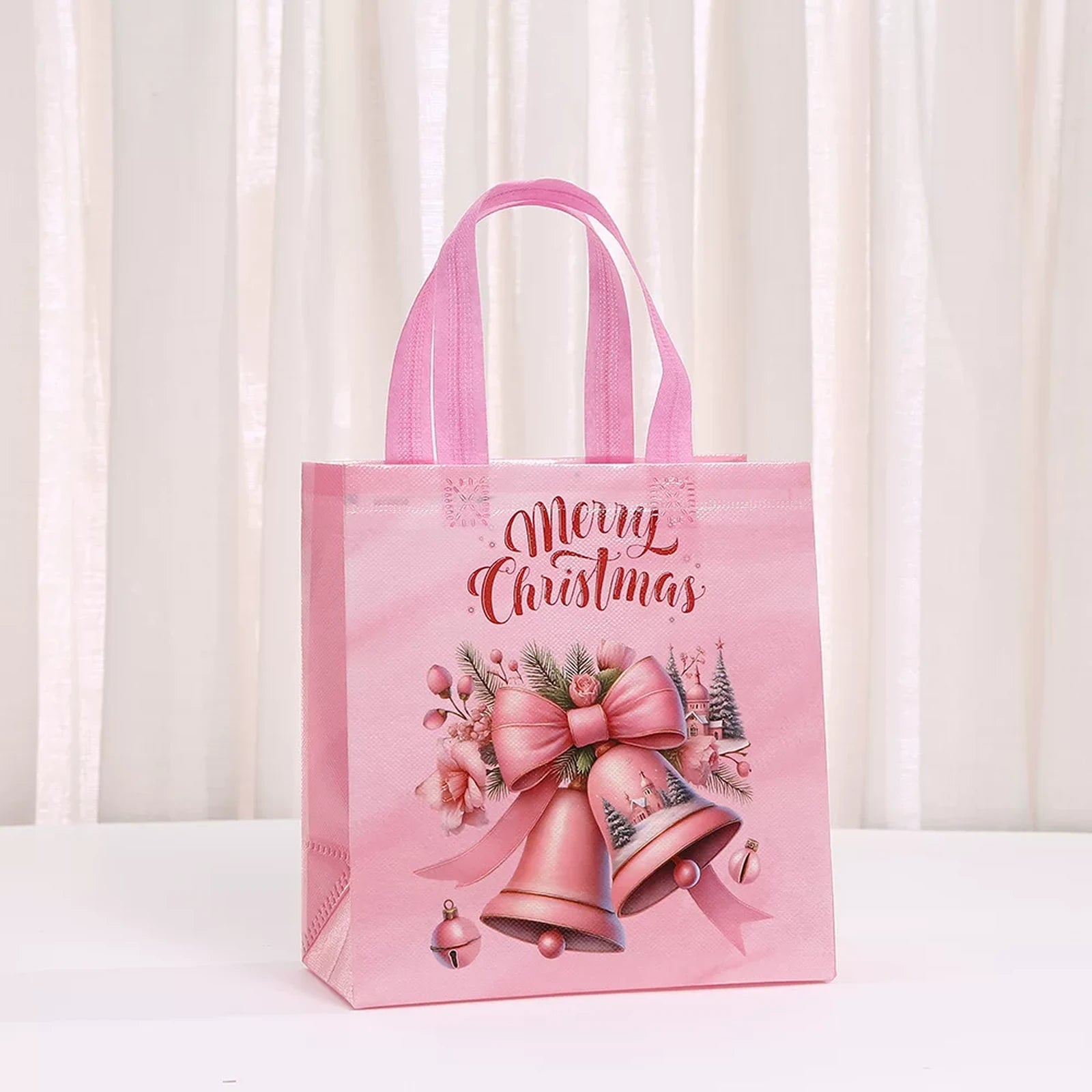 Non-Woven Christmas Gift Bags with Carry Handles – product view