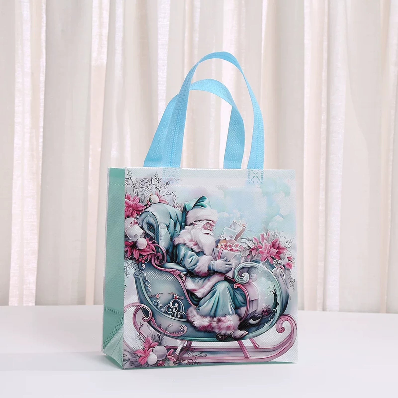 Non-Woven Christmas Gift Bags with Carry Handles – product view
