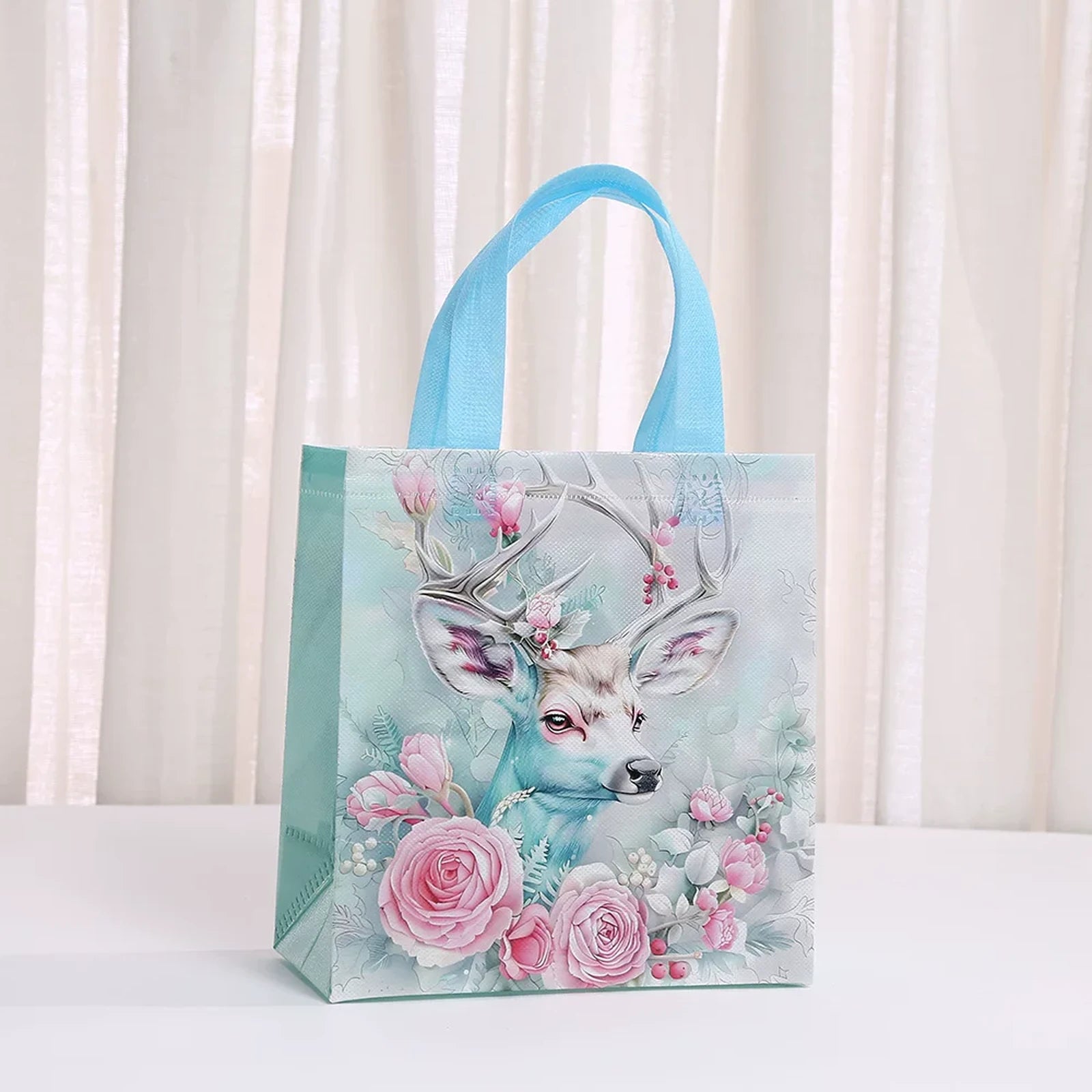 Non-Woven Christmas Gift Bags with Carry Handles – product view