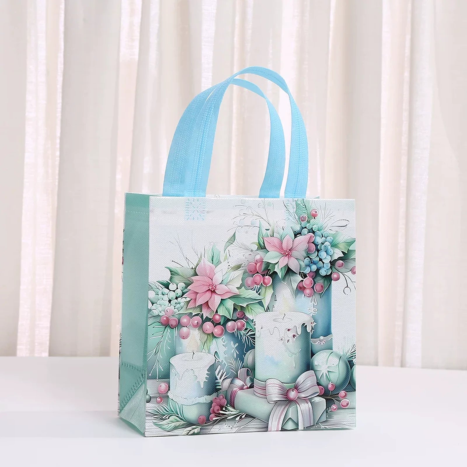 Non-Woven Christmas Gift Bags with Carry Handles – product view