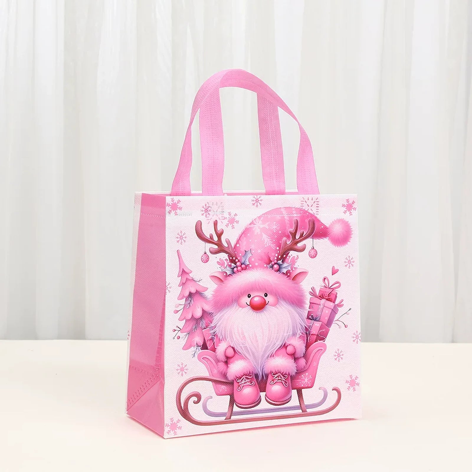 Non-Woven Christmas Gift Bags with Carry Handles – product view