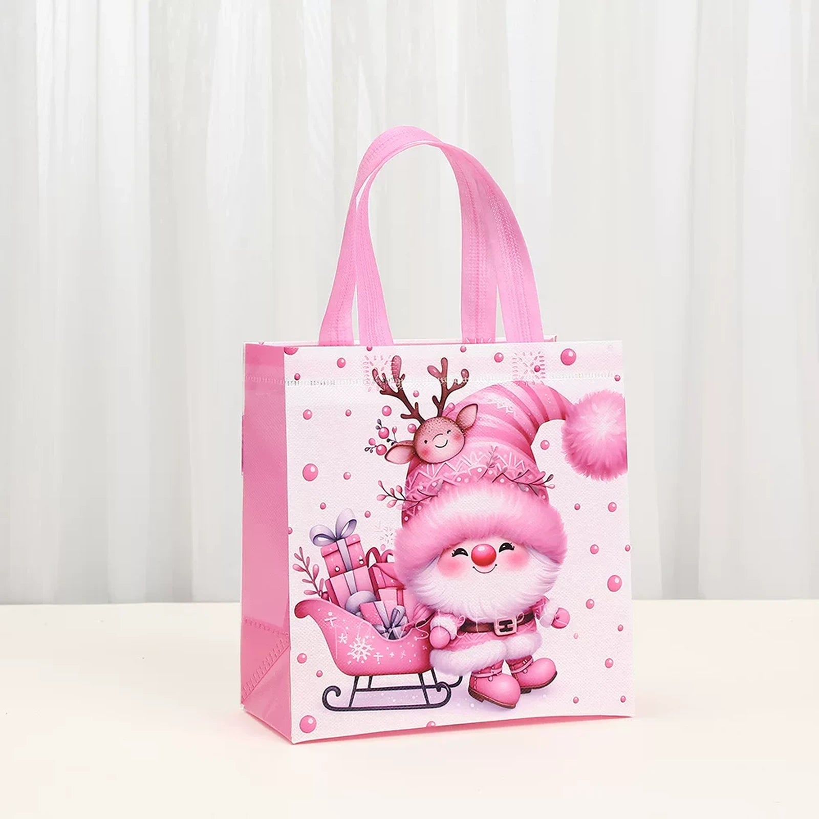 Non-Woven Christmas Gift Bags with Carry Handles – product view
