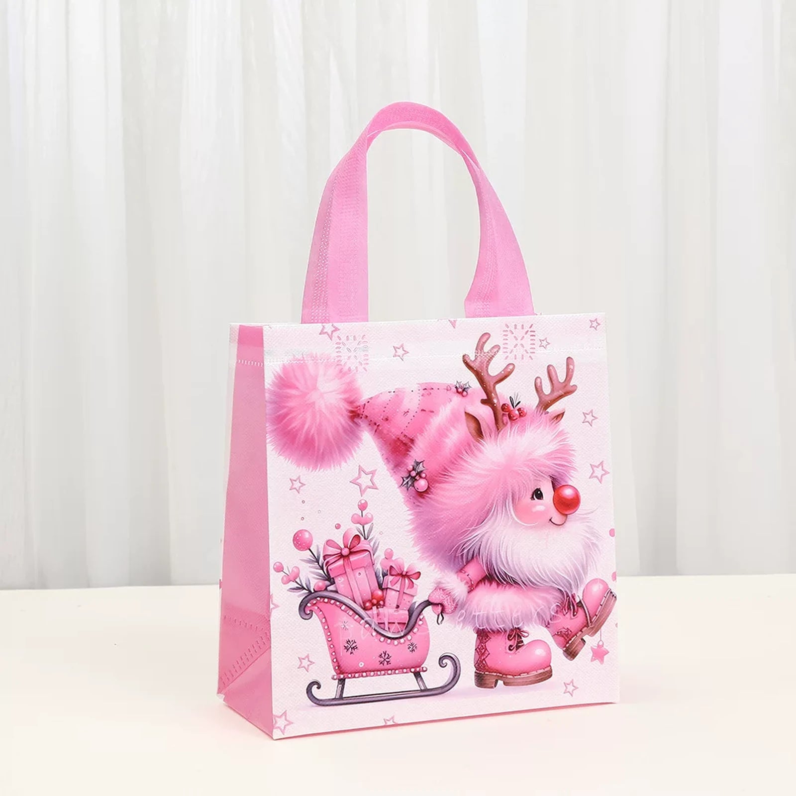 Non-Woven Christmas Gift Bags with Carry Handles – product view