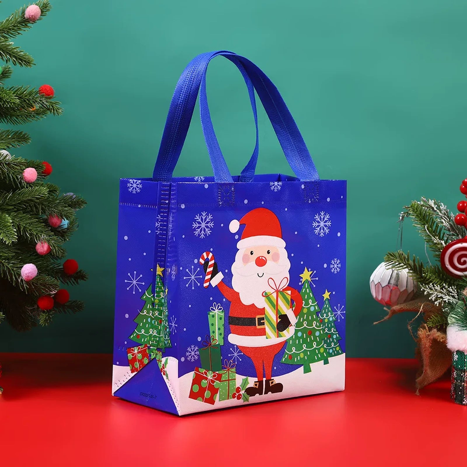 Non-Woven Christmas Gift Bags with Carry Handles – product view