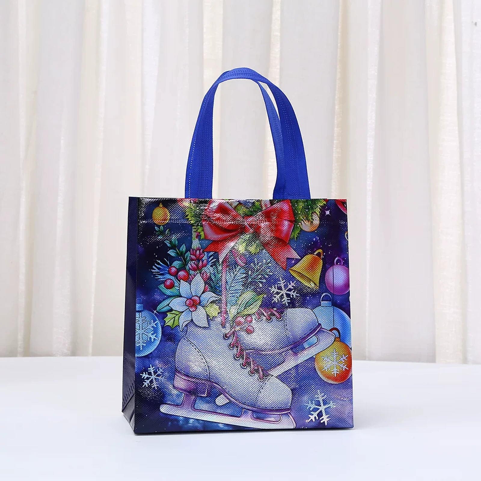 Non-Woven Christmas Gift Bags with Carry Handles – product view