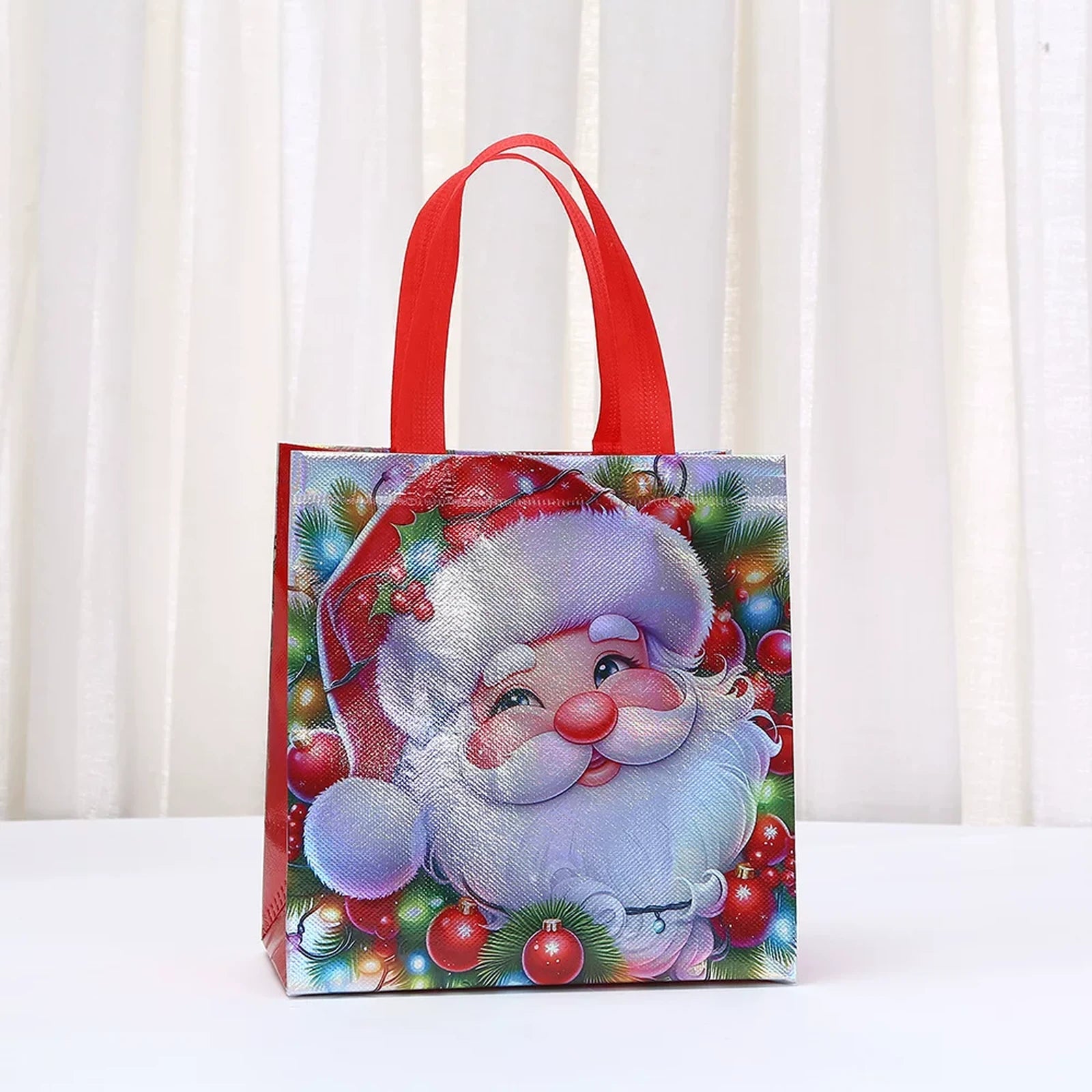 Non-Woven Christmas Gift Bags with Carry Handles – product view