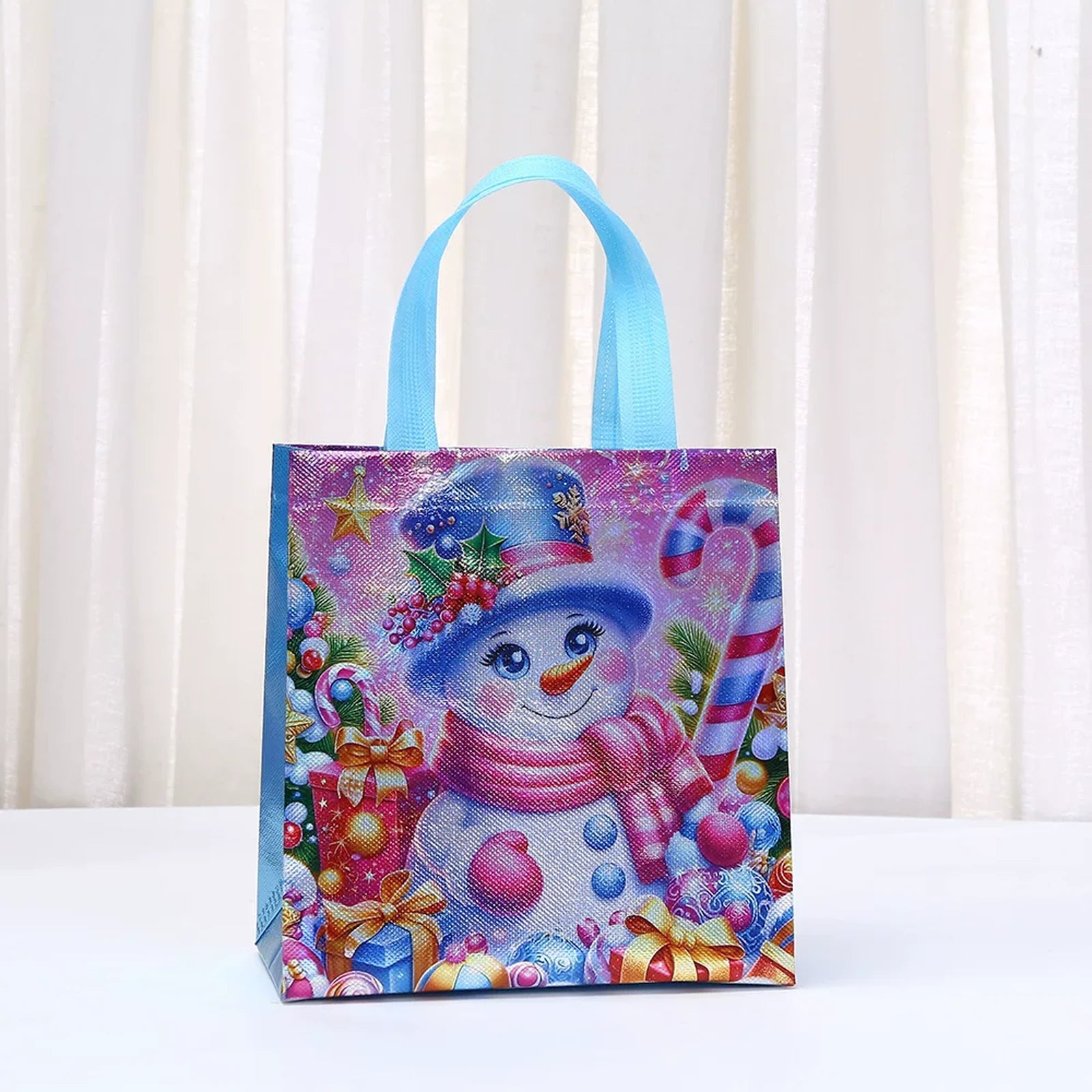 Non-Woven Christmas Gift Bags with Carry Handles – product view