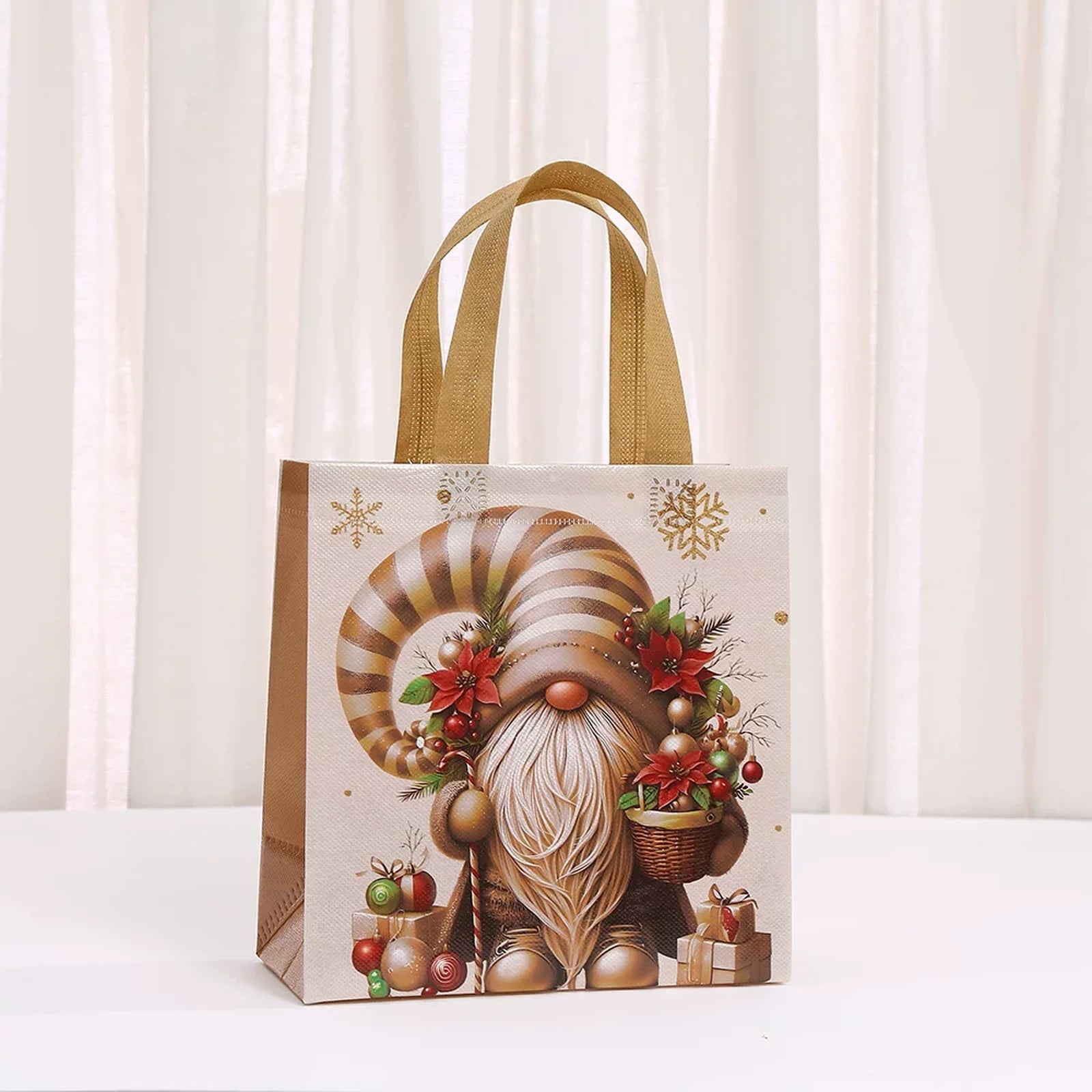 Non-Woven Christmas Gift Bags with Carry Handles – product view