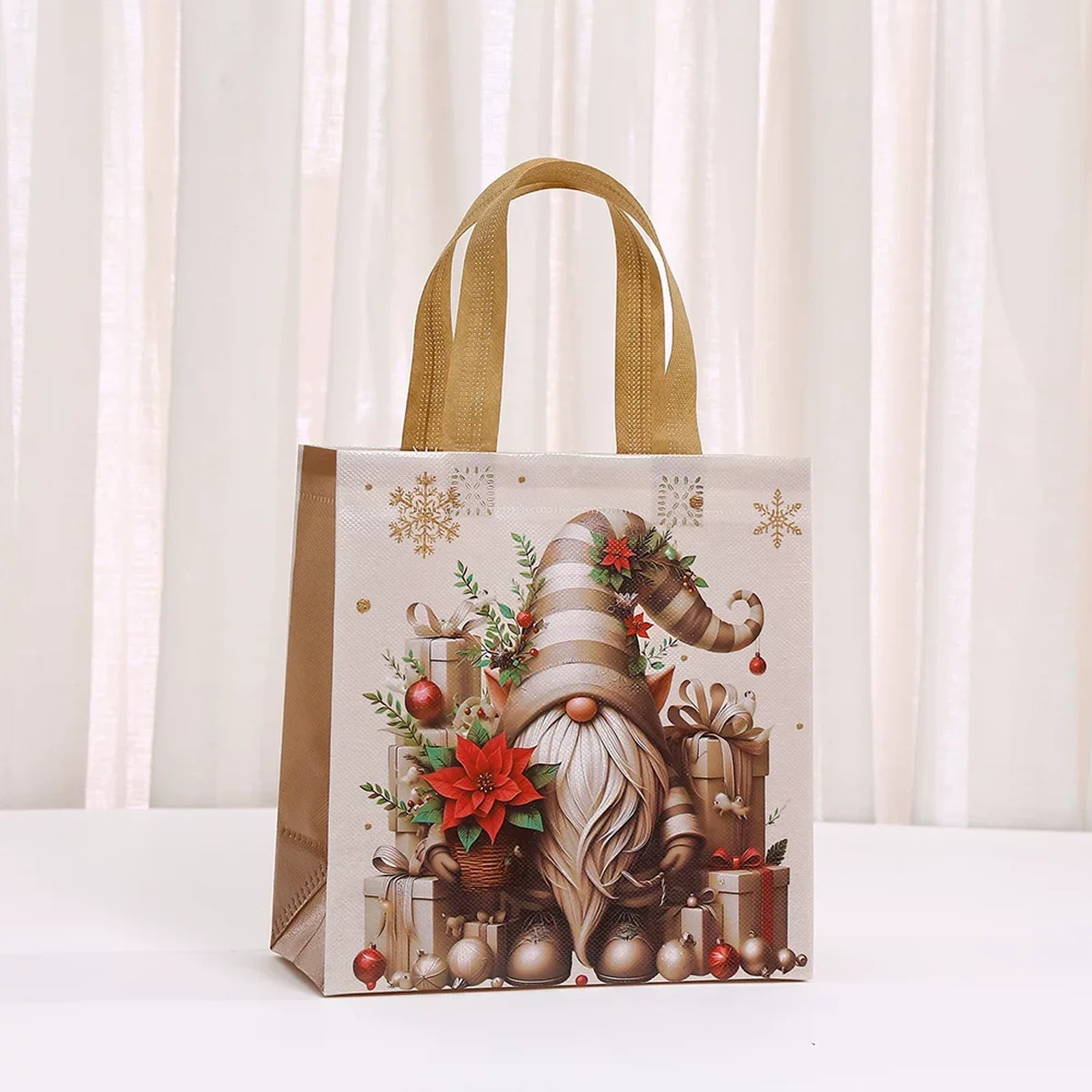 Non-Woven Christmas Gift Bags with Carry Handles – product view