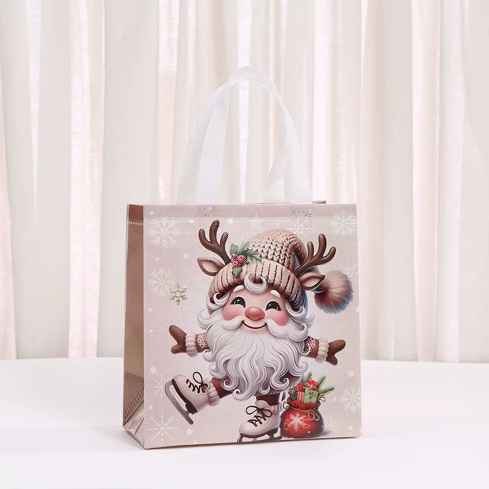 Non-Woven Christmas Gift Bags with Carry Handles – product view