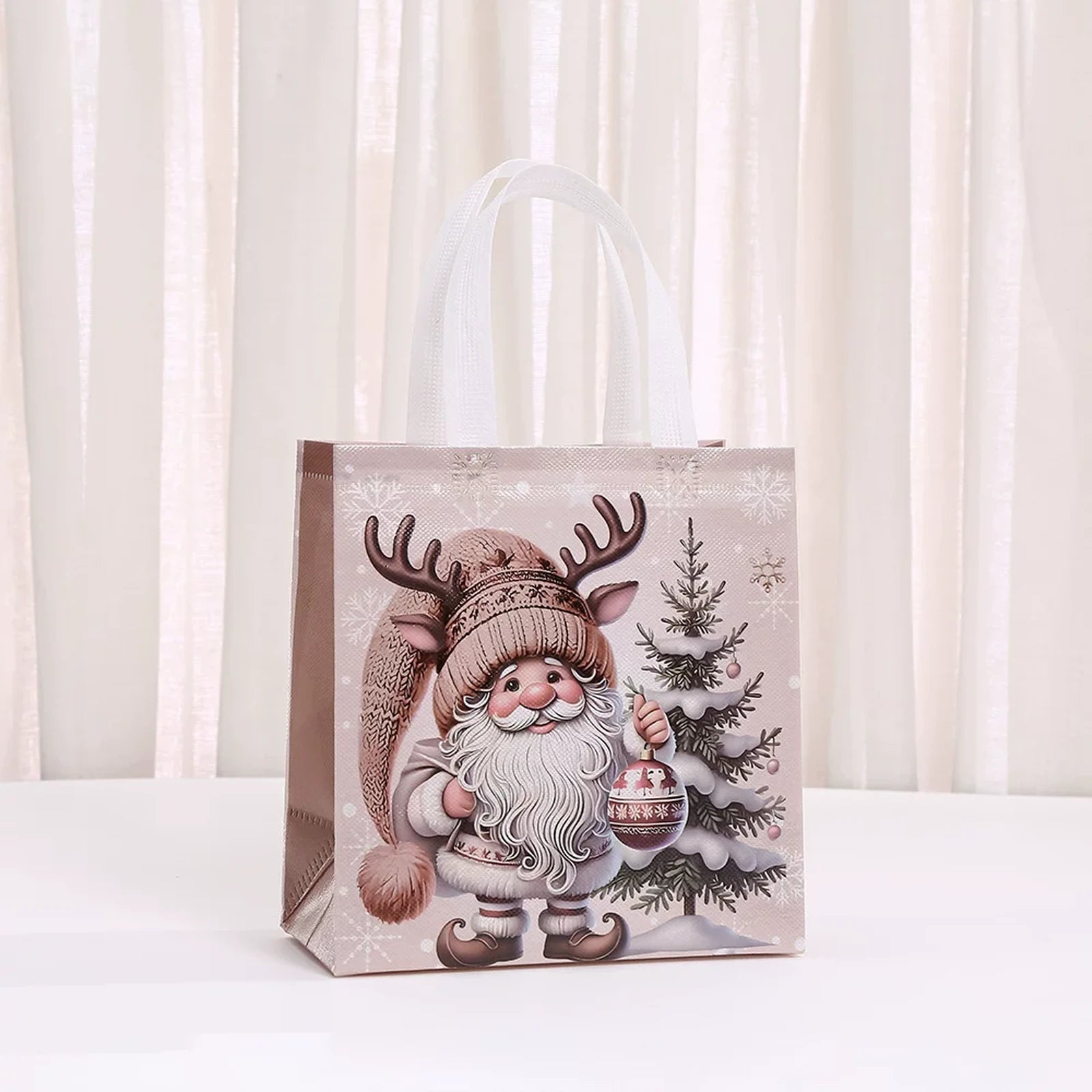 Non-Woven Christmas Gift Bags with Carry Handles – product view