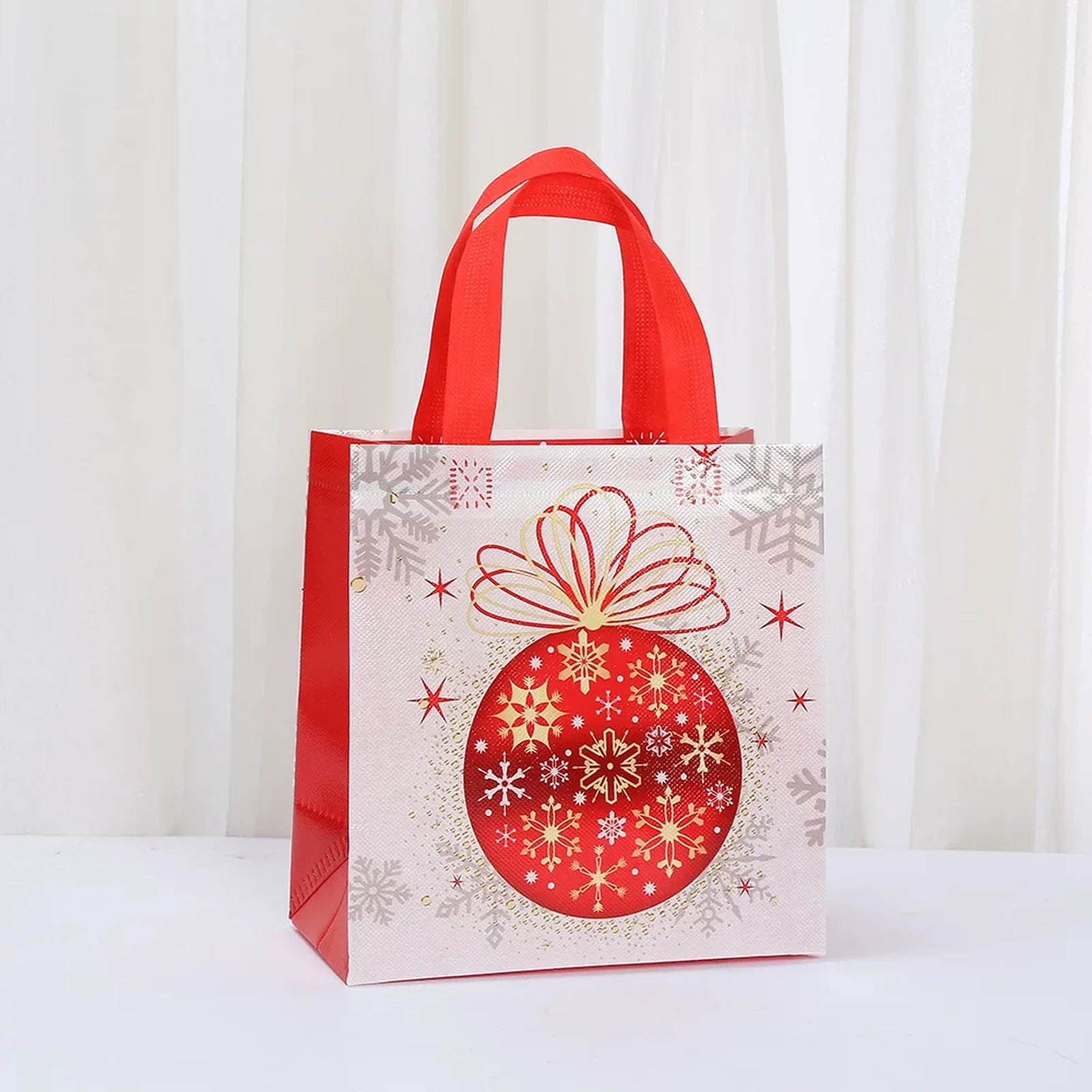 Non-Woven Christmas Gift Bags with Carry Handles – product view
