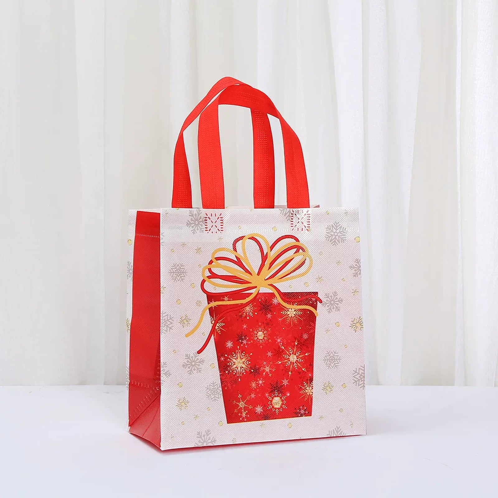 Non-Woven Christmas Gift Bags with Carry Handles – product view