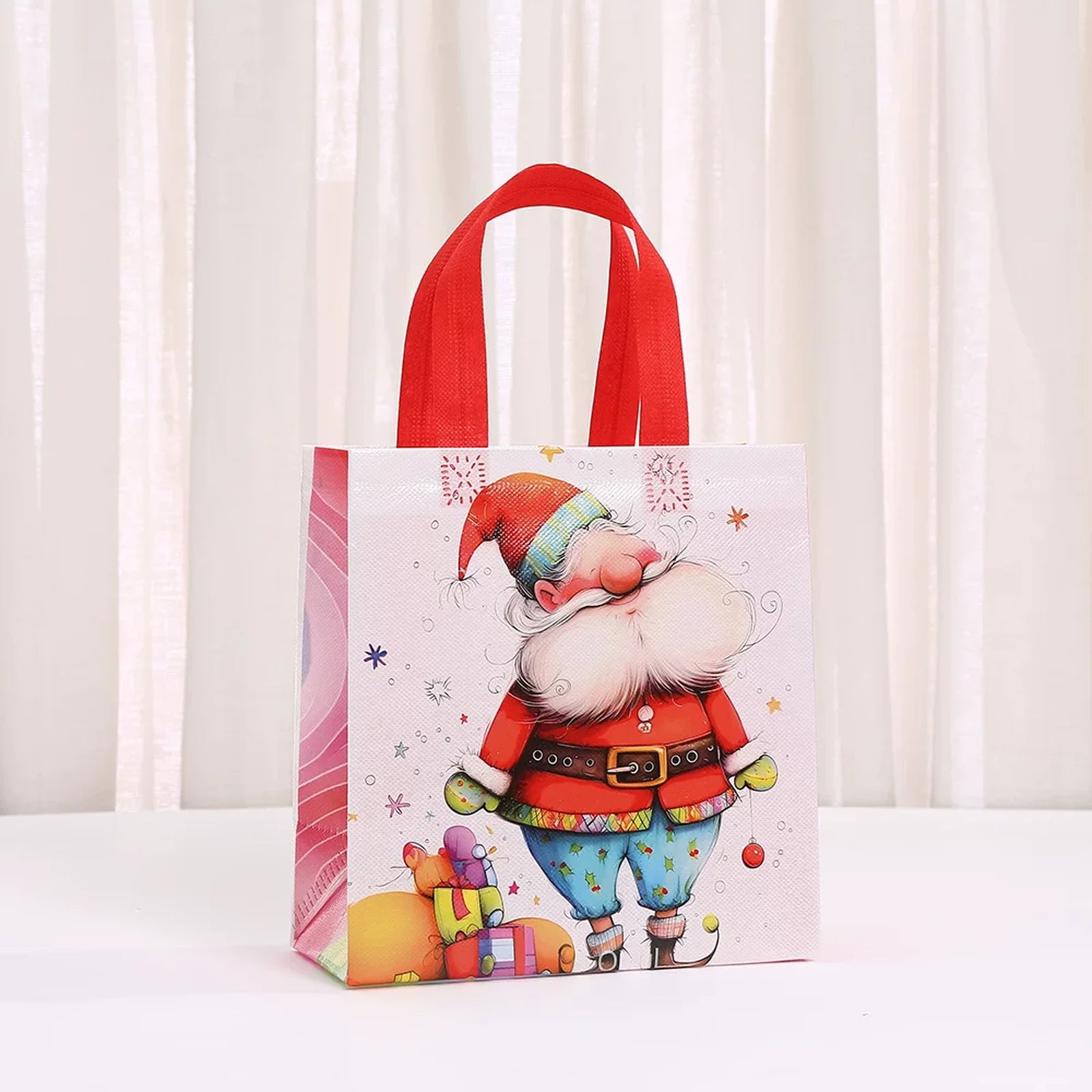 Non-Woven Christmas Gift Bags with Carry Handles – product view
