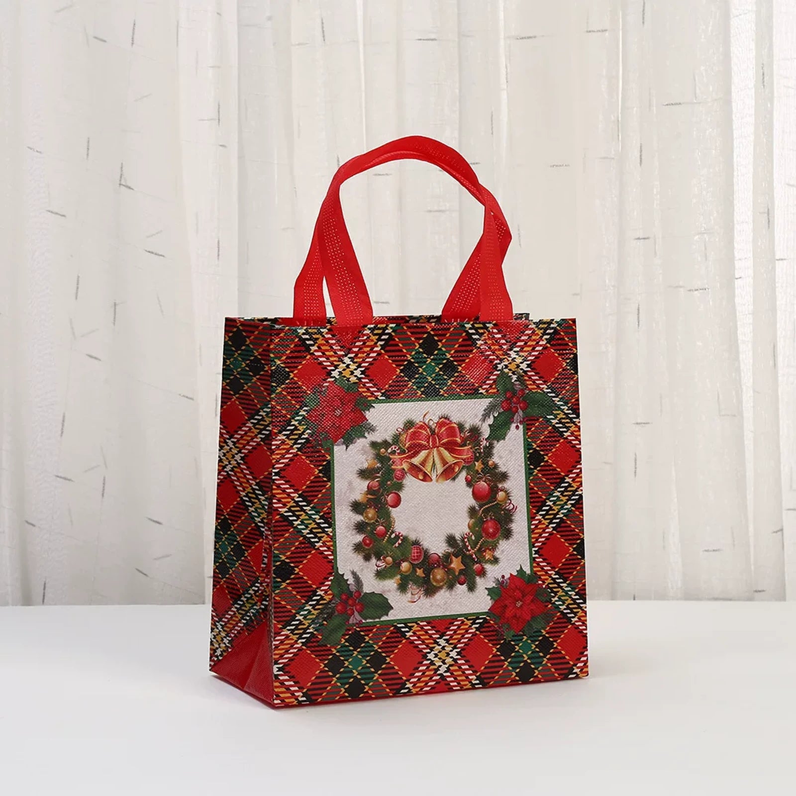 Non-Woven Christmas Gift Bags with Carry Handles – product view