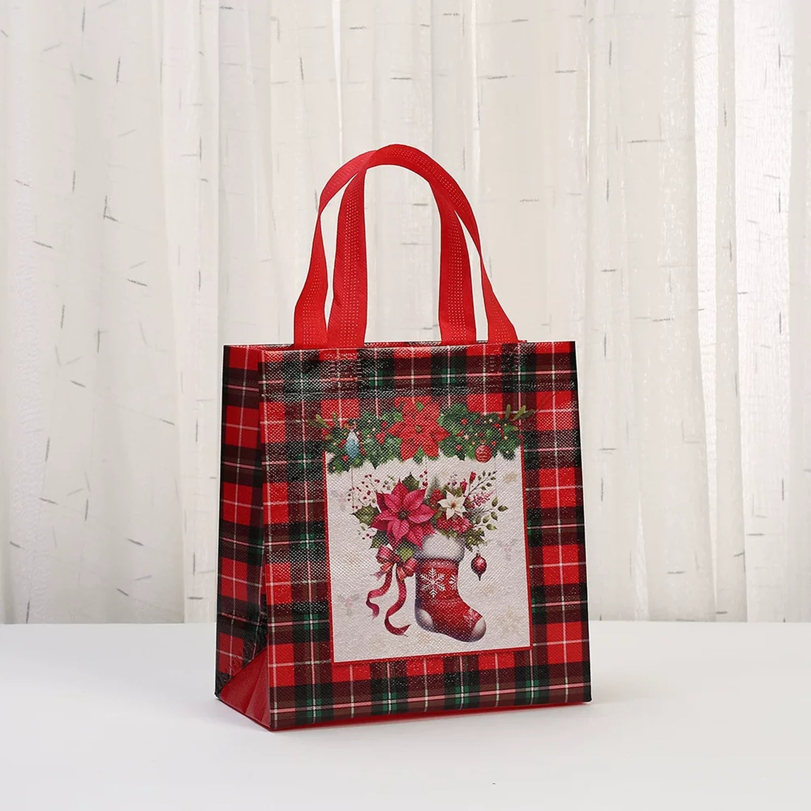 Non-Woven Christmas Gift Bags with Carry Handles – product view