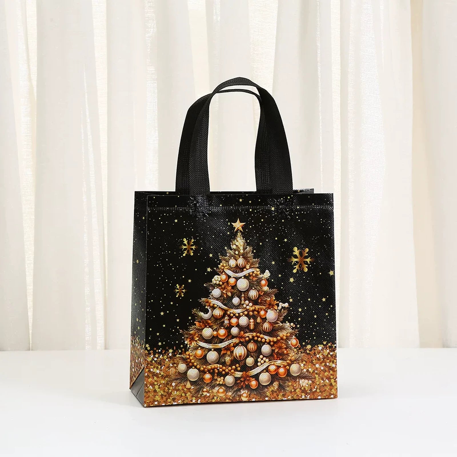 Non-Woven Christmas Gift Bags with Carry Handles – product view