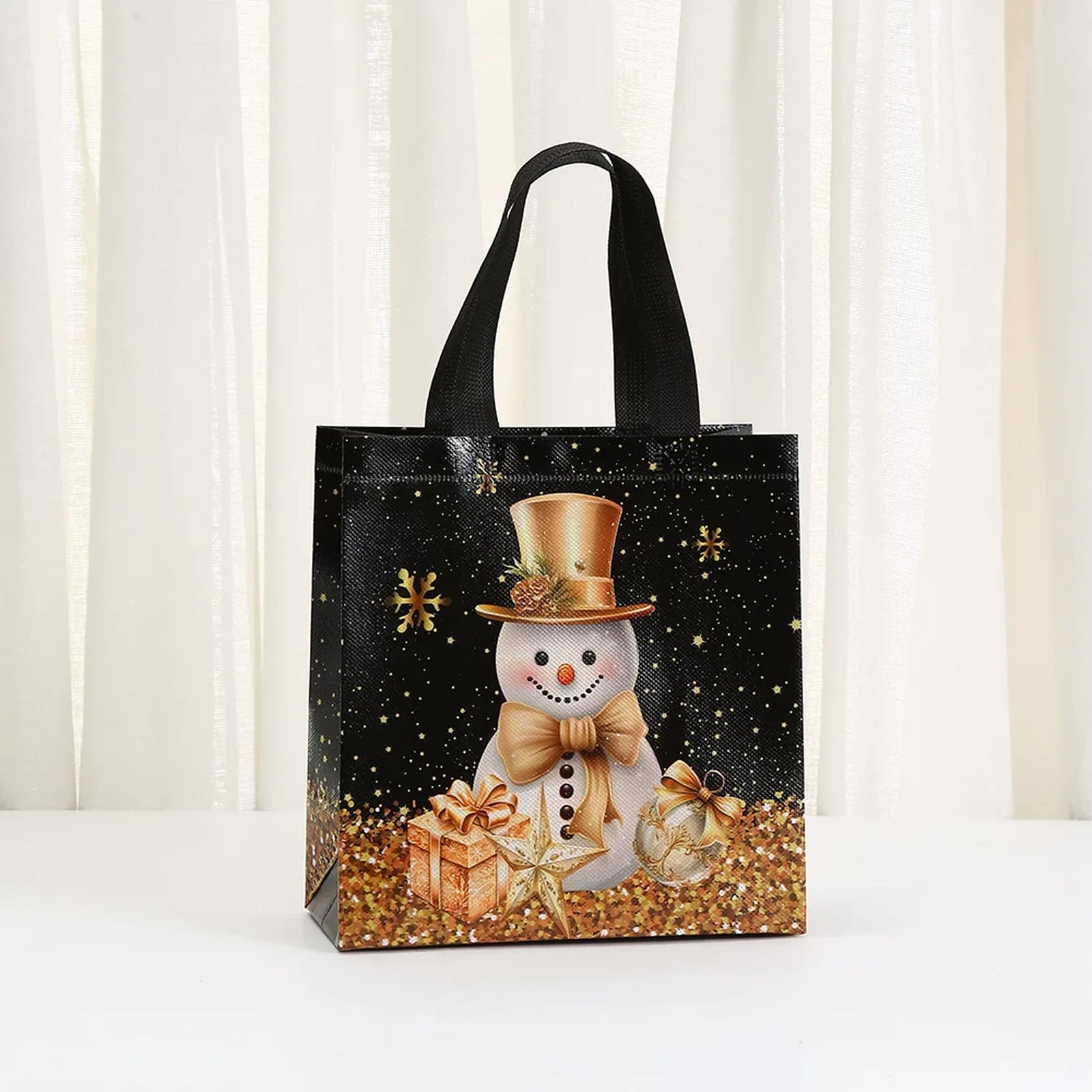 Non-Woven Christmas Gift Bags with Carry Handles – product view