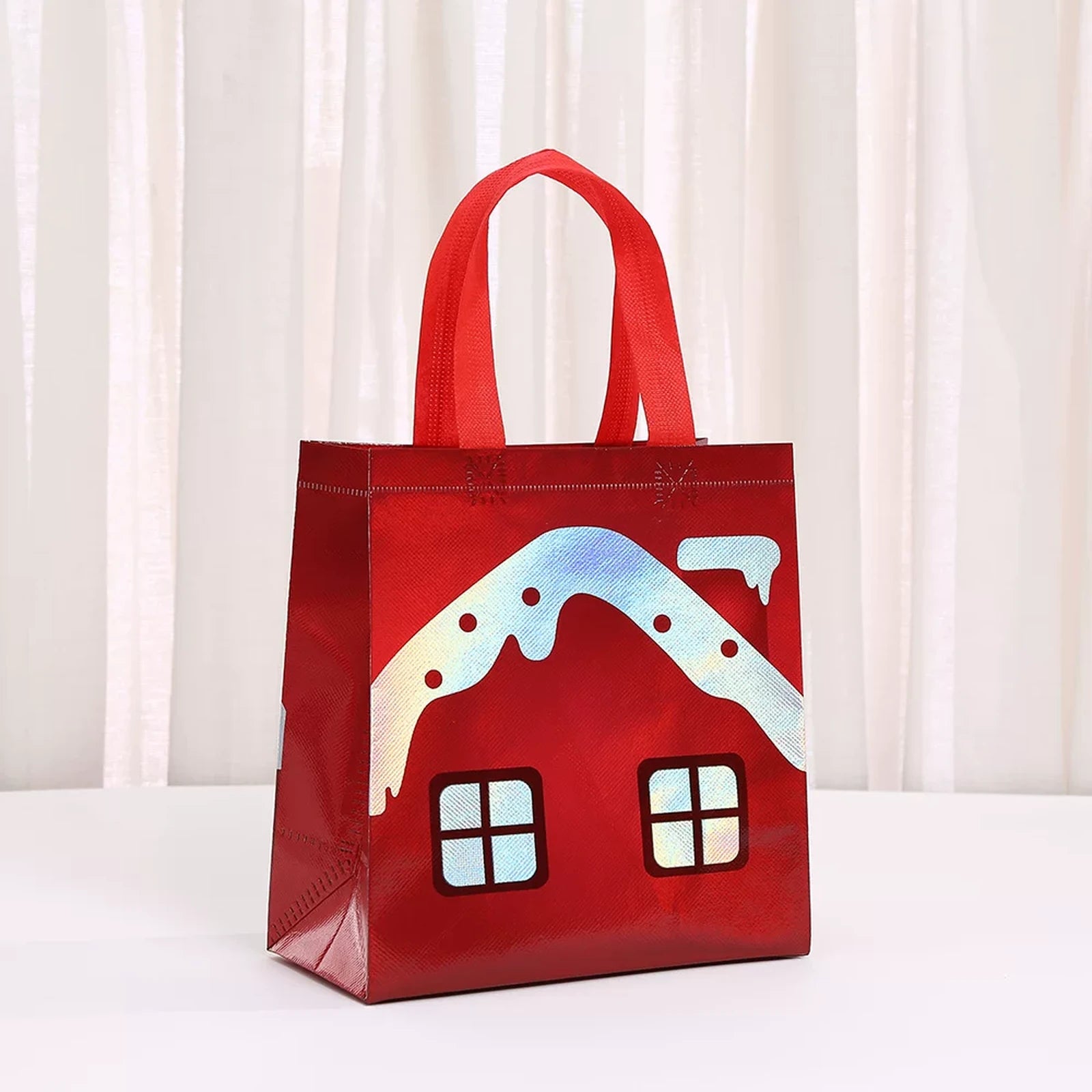Non-Woven Christmas Gift Bags with Carry Handles – product view