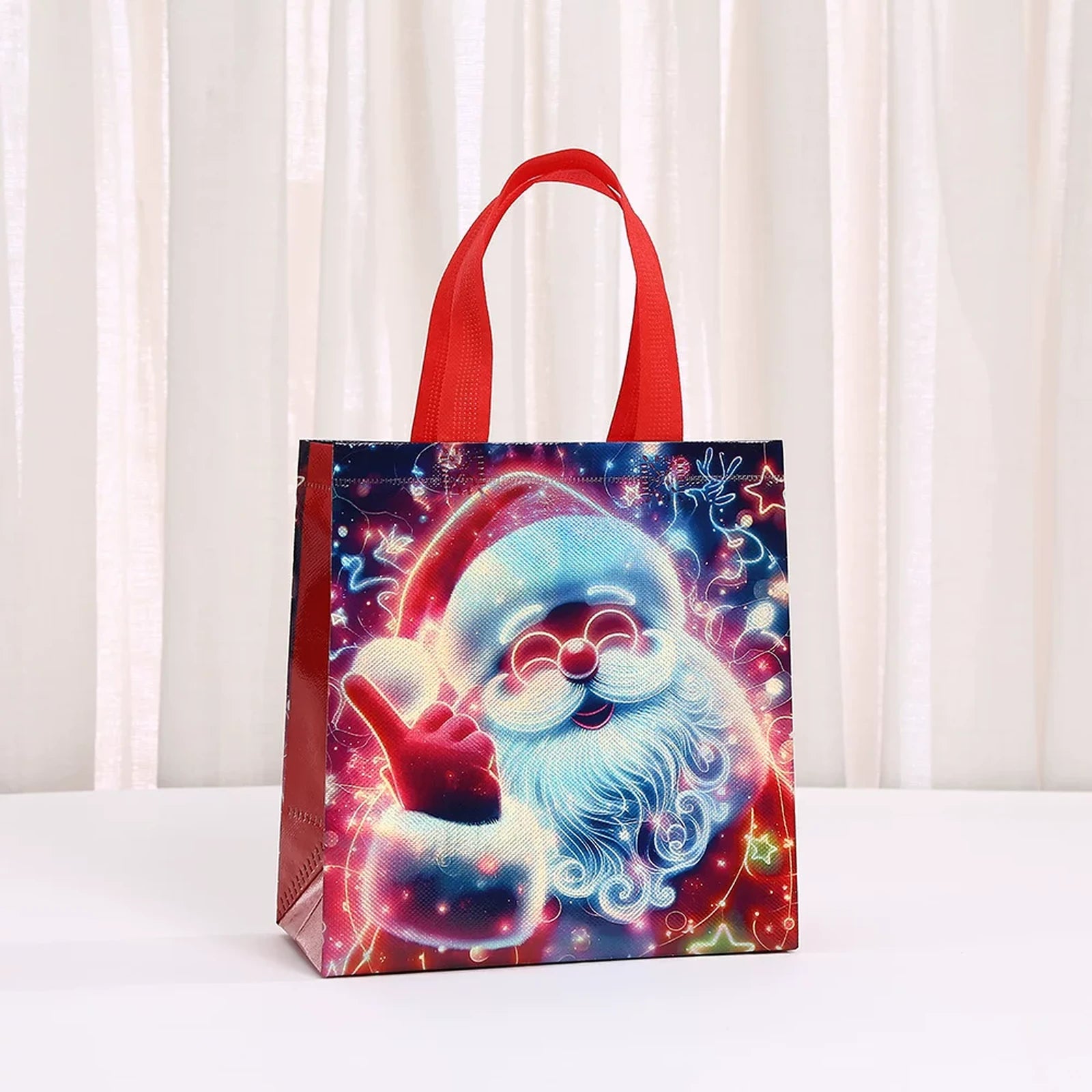 Non-Woven Christmas Gift Bags with Carry Handles – product view