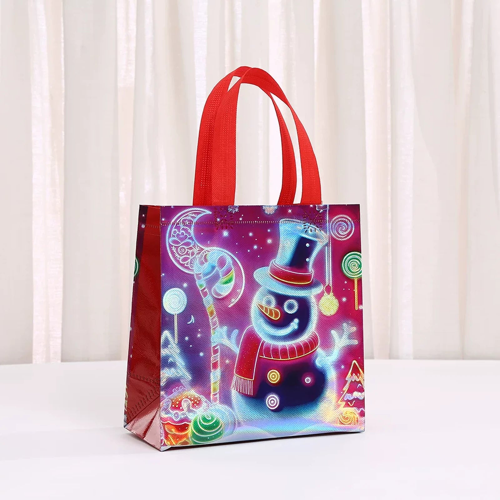 Non-Woven Christmas Gift Bags with Carry Handles – product view
