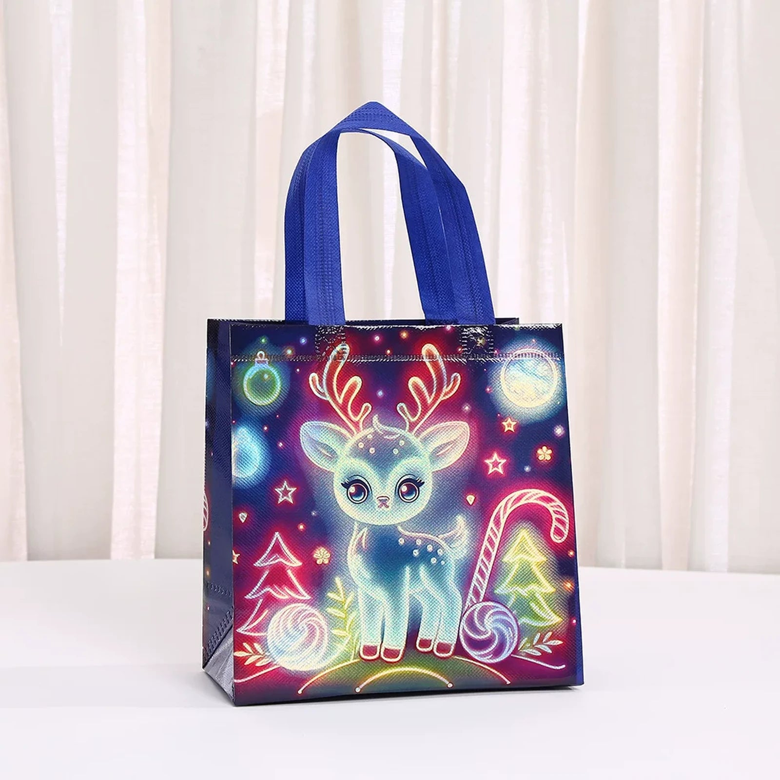 Non-Woven Christmas Gift Bags with Carry Handles – product view
