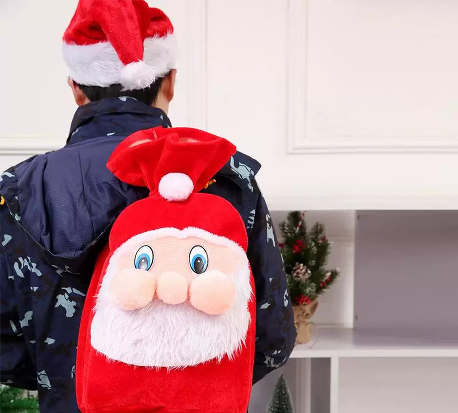 Oversized Drawstring Christmas Gift Sacks – ready-stock variant