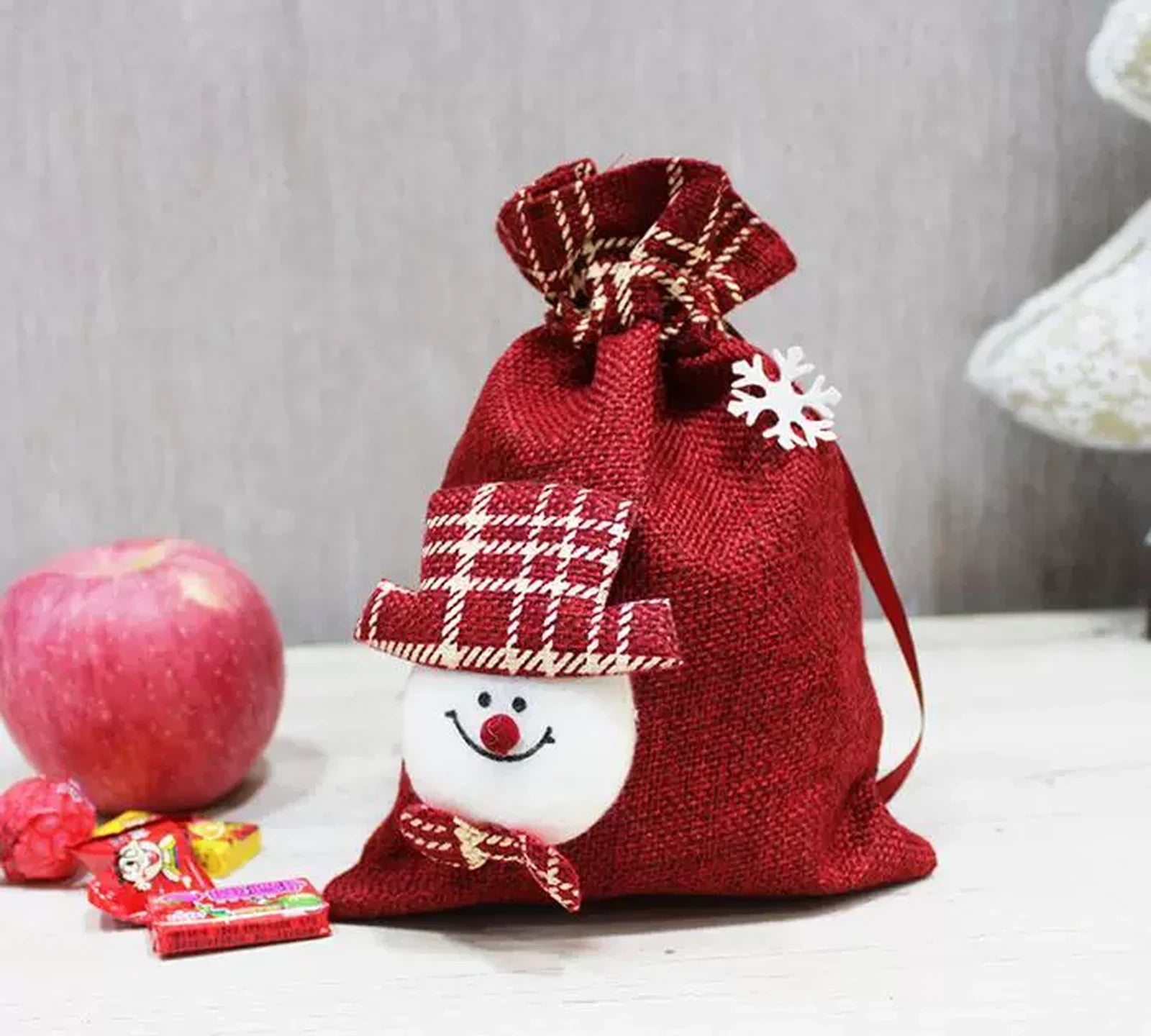 Oversized Drawstring Christmas Gift Sacks – ready-stock variant