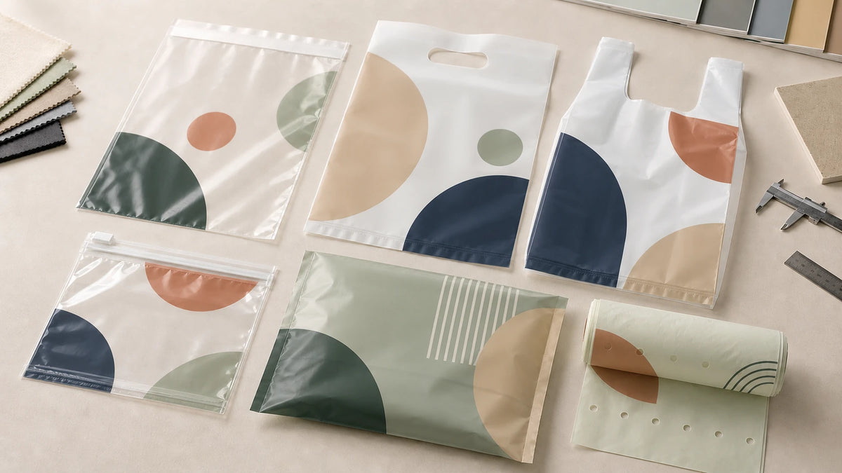 pla approved printed bag set 16x9