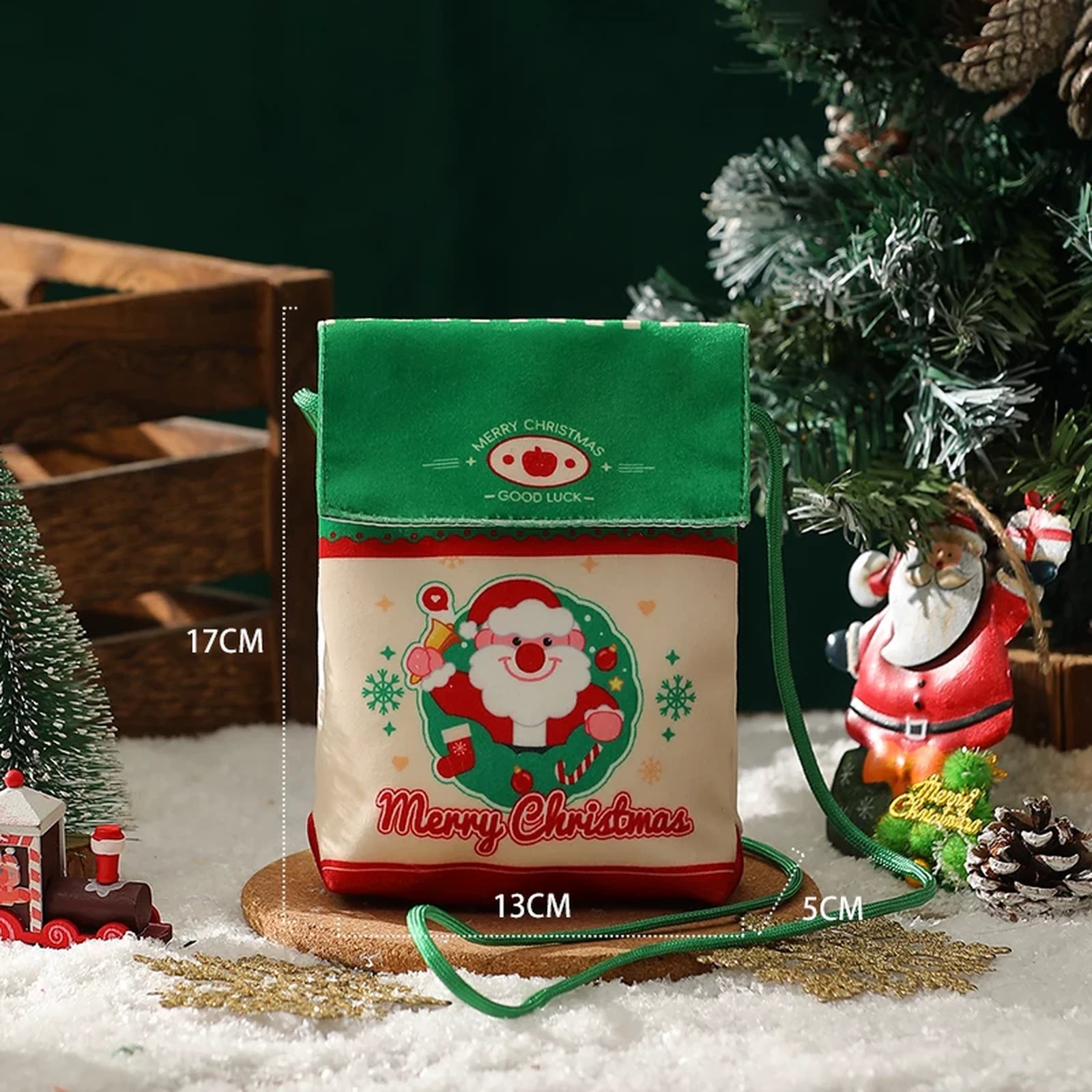 Plush Christmas Gift Bags and Mini Carry Bags – product view
