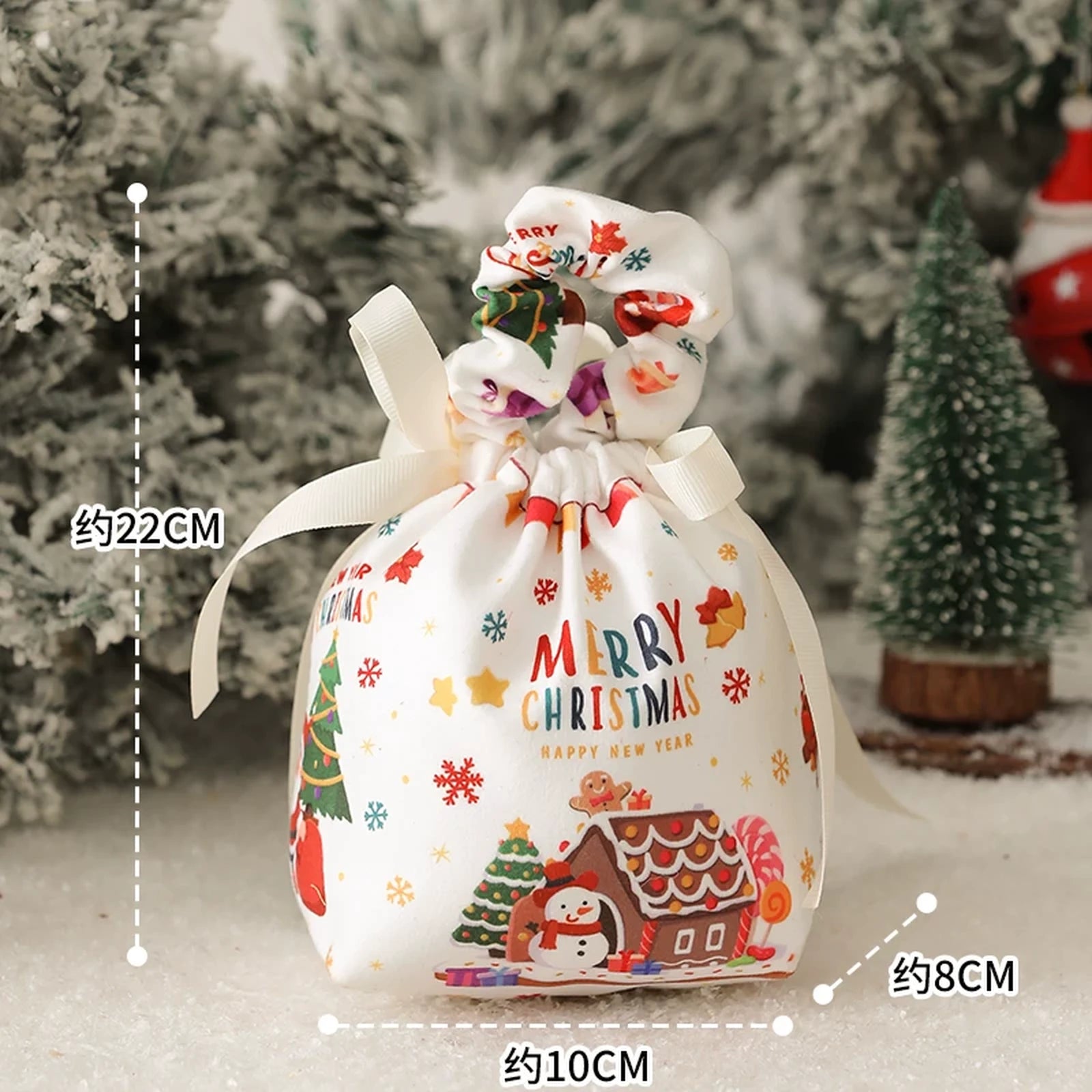 Plush Christmas Gift Bags and Mini Carry Bags – product view
