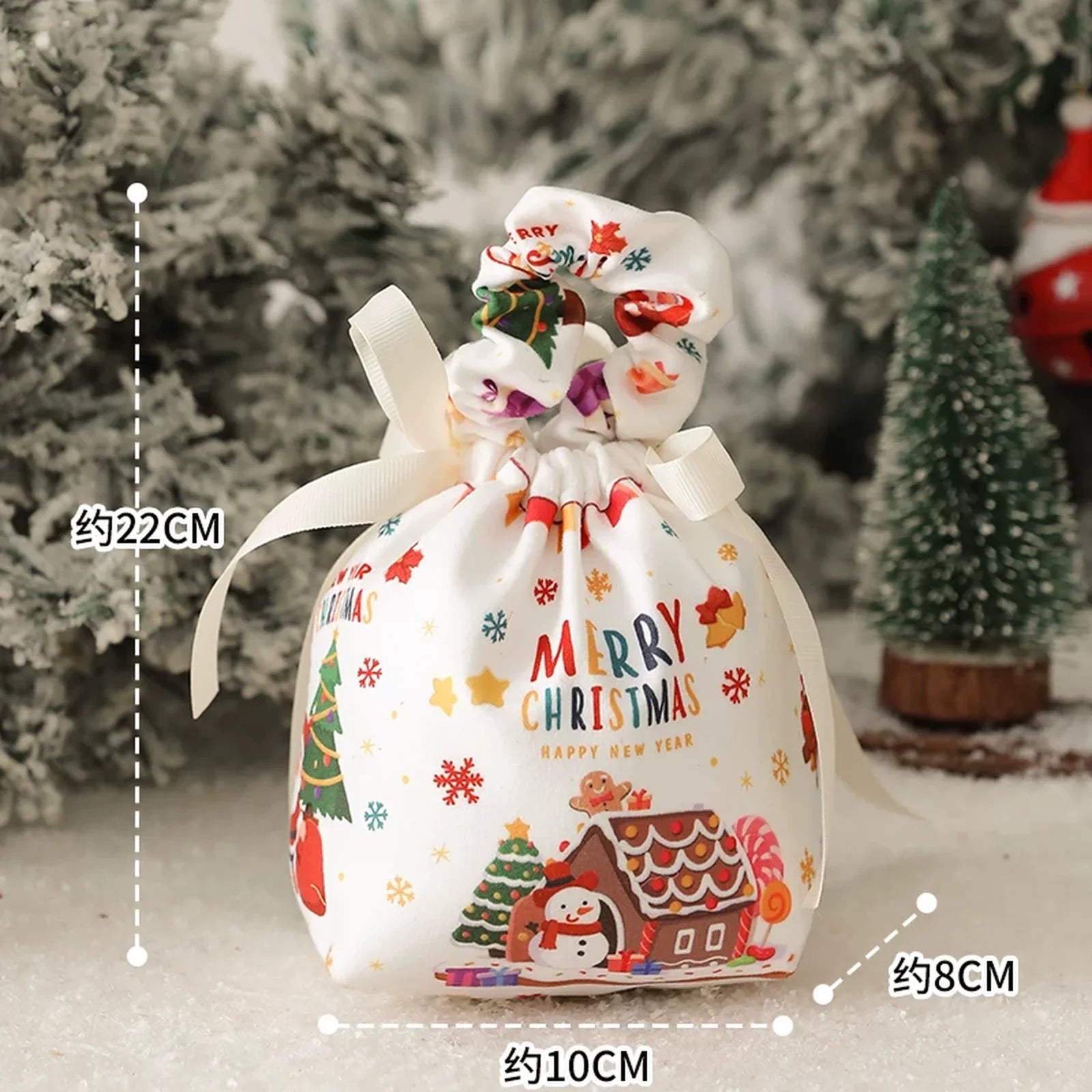 Plush Christmas Gift Bags and Mini Carry Bags – product view