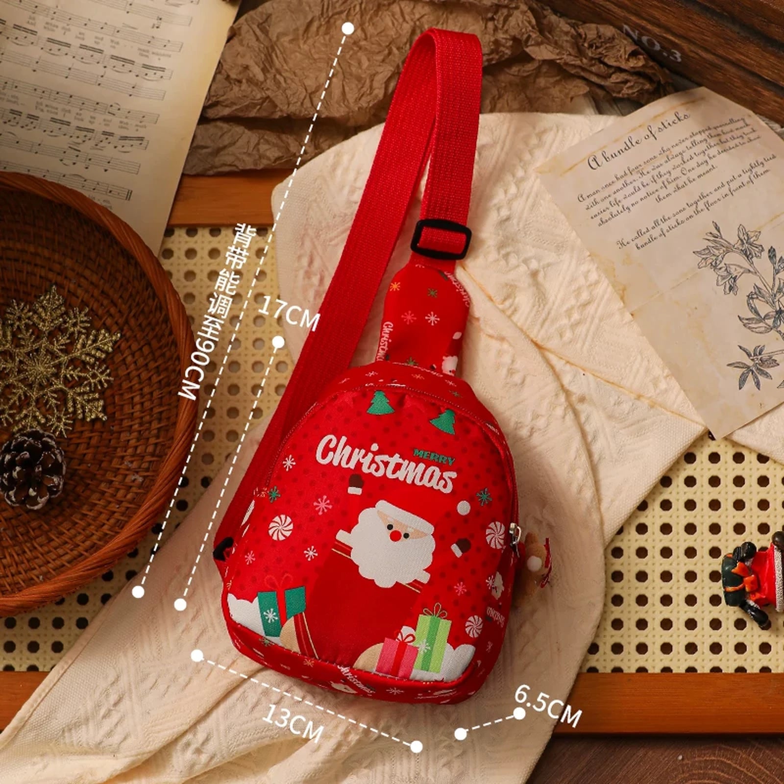 Plush Christmas Gift Bags and Mini Carry Bags – product view
