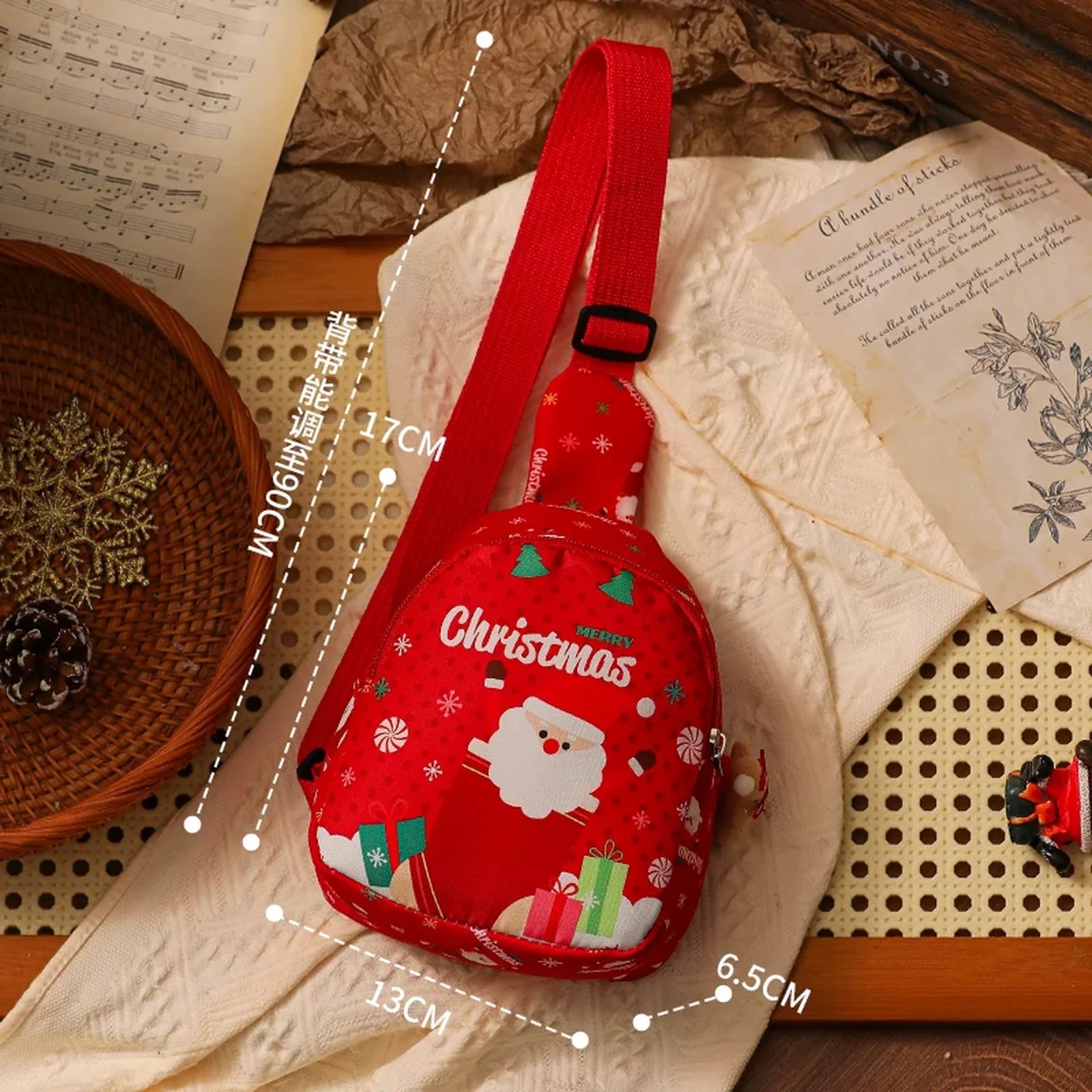 Plush Christmas Gift Bags and Mini Carry Bags – product view